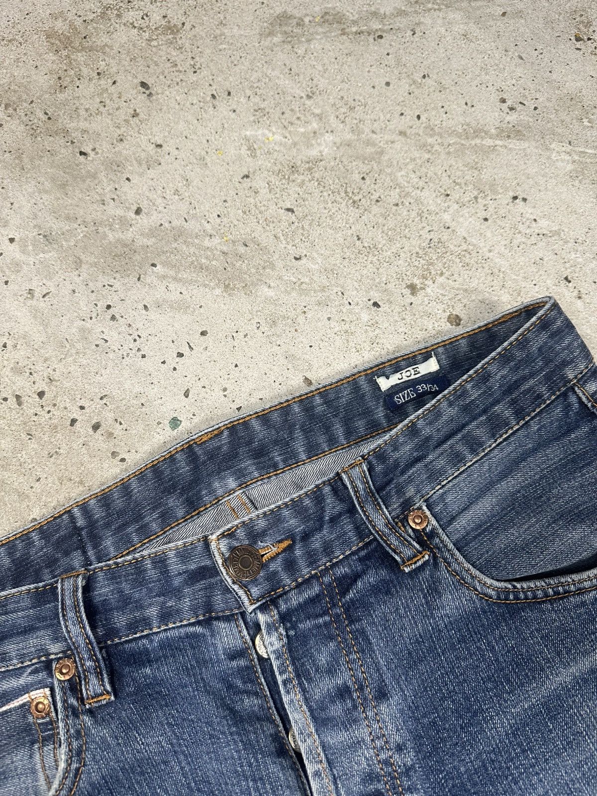 Emmett × Japanese Brand × Vintage Vintage Y2K Emmett Selvedge Joe Indigo Denim Pants Jeans Size US 33 - 12 Thumbnail