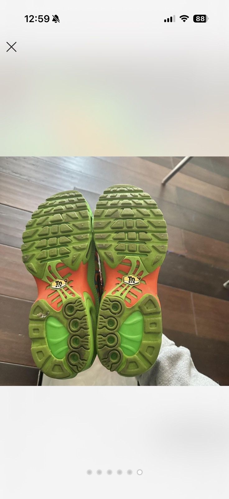 Nike Supreme x Nike Air Max Plus TN Neon Green Gradient sneakers Size US 5.5 / IT 35.5 - 6 Thumbnail