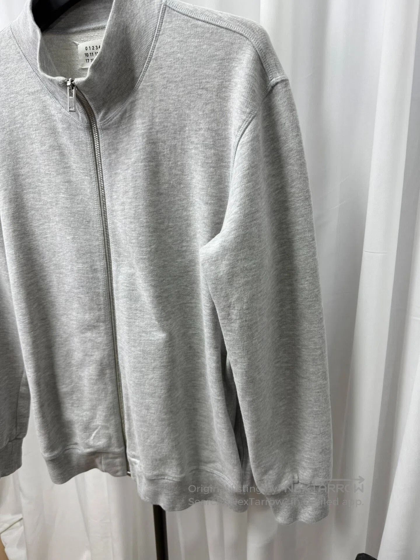 Maison Margiela Maison Margiela Cozy Zip Jacket in Gray. Size US L / EU 52-54 / 3 - 2 Thumbnail
