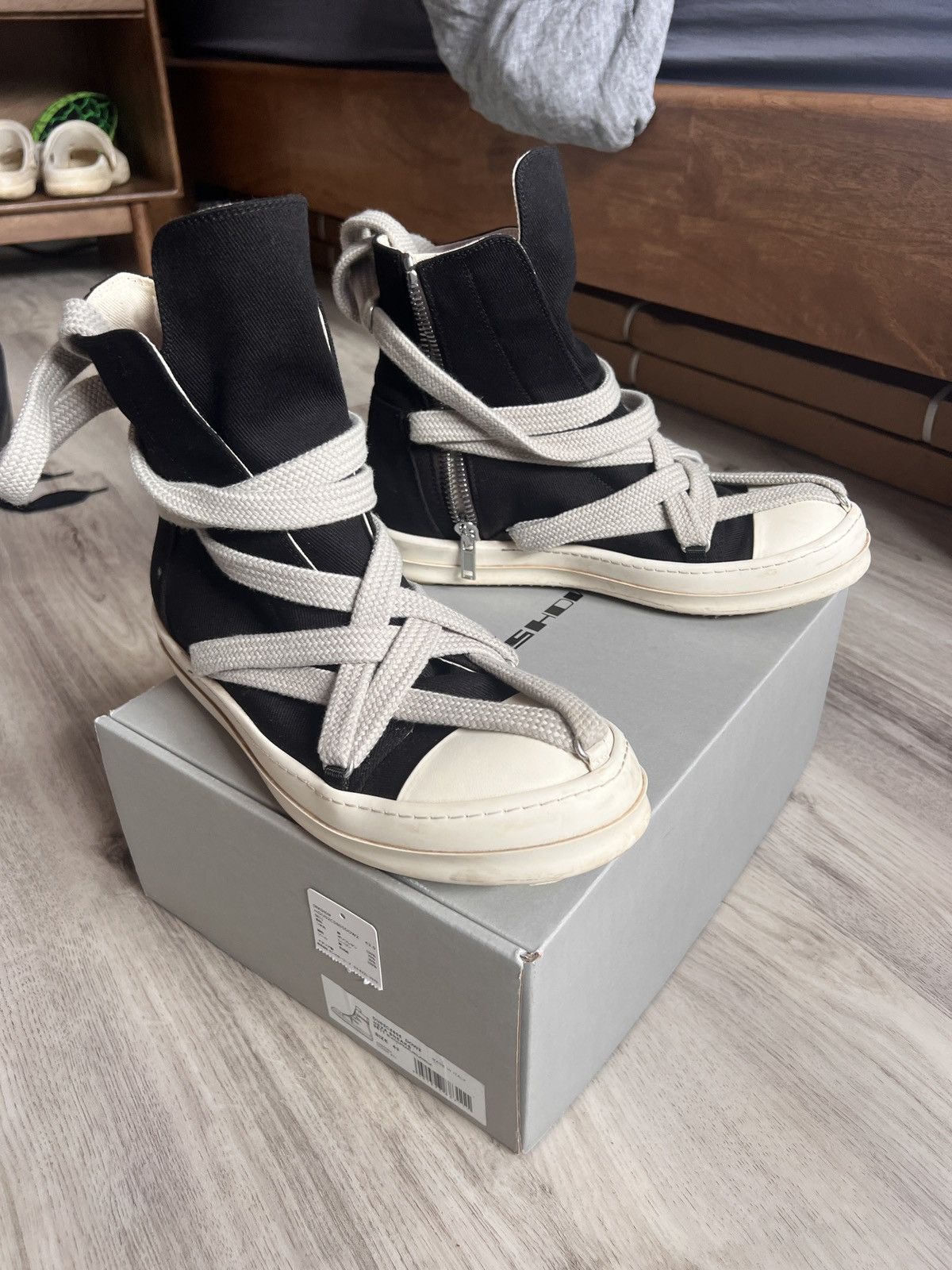 Rick Owens Rick Owens drkshdw Jumbo Lace hexagram ramones | Grailed