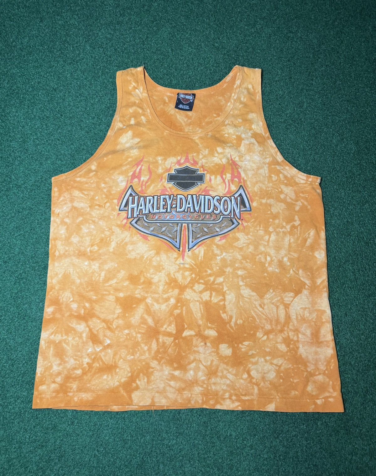 Harley Davidson Vintage 90s Harley Davidson Biker Single Stitch Lrg Tank Top Size US L / EU 52-54 / 3 - 1 Thumbnail