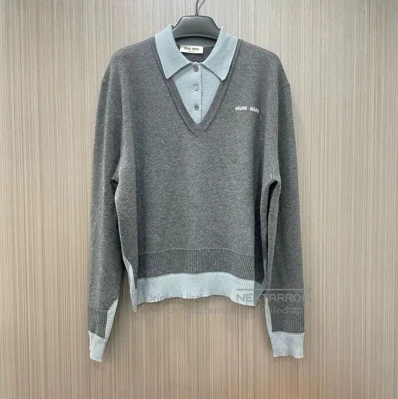 Miu Miu Miu Miu Colorblock Cashmere Blend Long Sleeve Sweater . Size M / US 6-8 / IT 42-44 - 1 Thumbnail