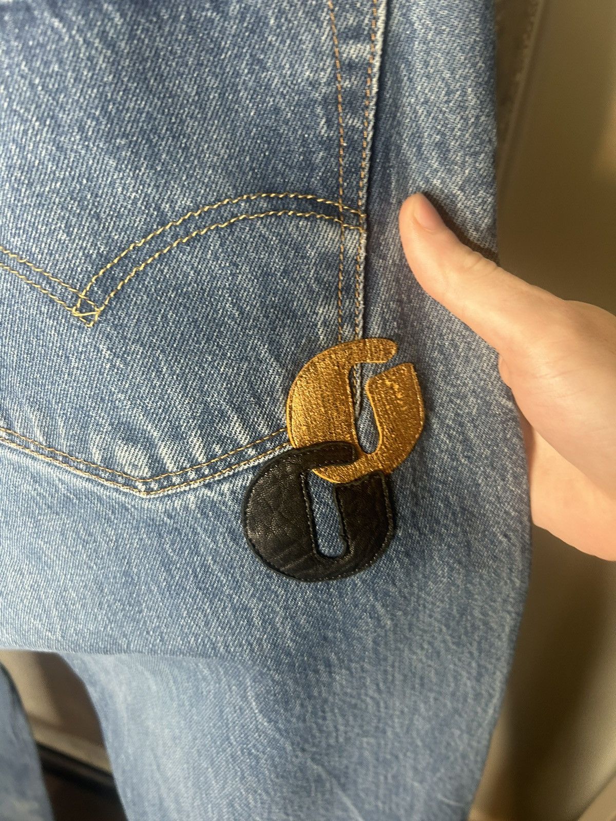 Gallery Dept. Gallery dept 20 G patch denim black/gold Size US 38 / EU 54 - 4 Thumbnail