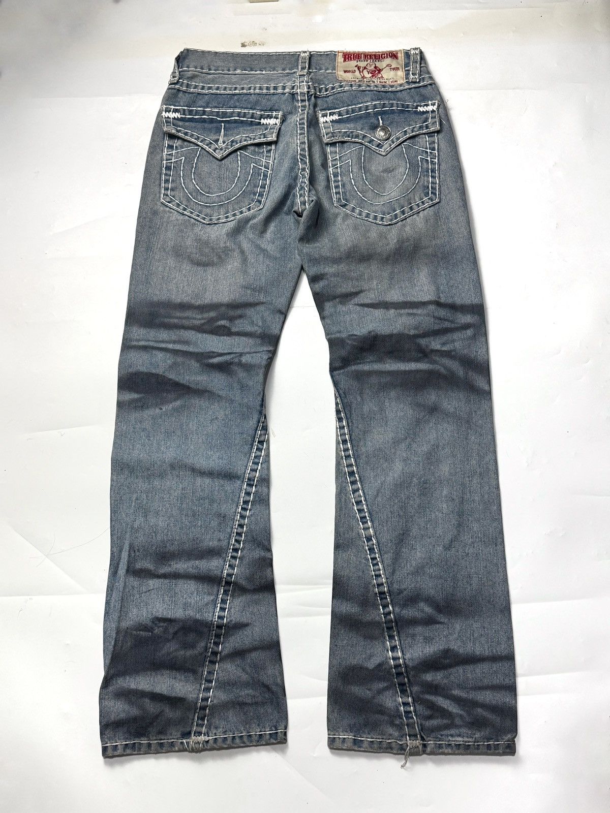 Flare True Religon Distressed Denim Pants