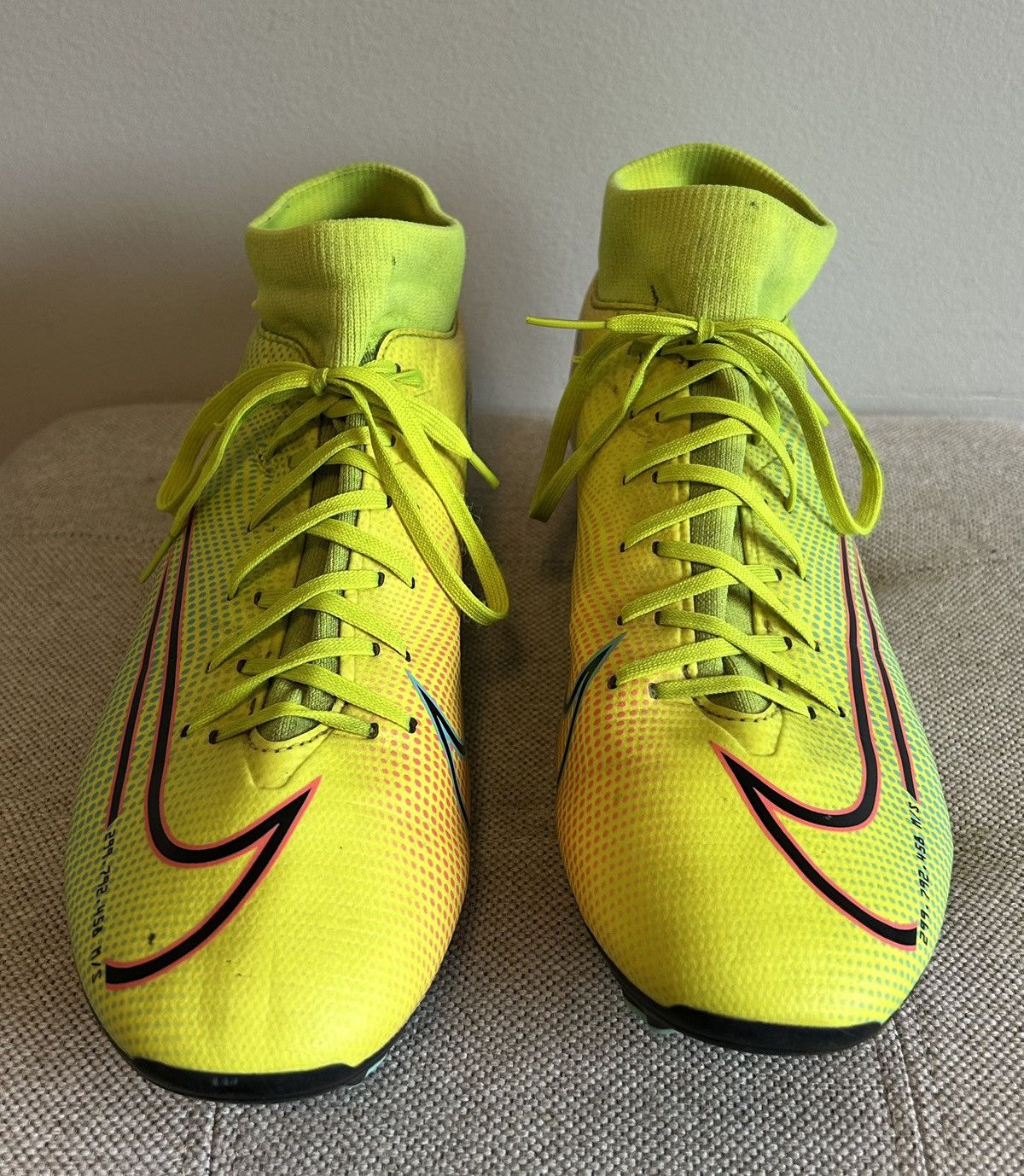 Nike Nike Superfly 7 Academy Men's Size 8 Soccer Cleats - Lemon Size US 8 / EU 41 - 7 Thumbnail