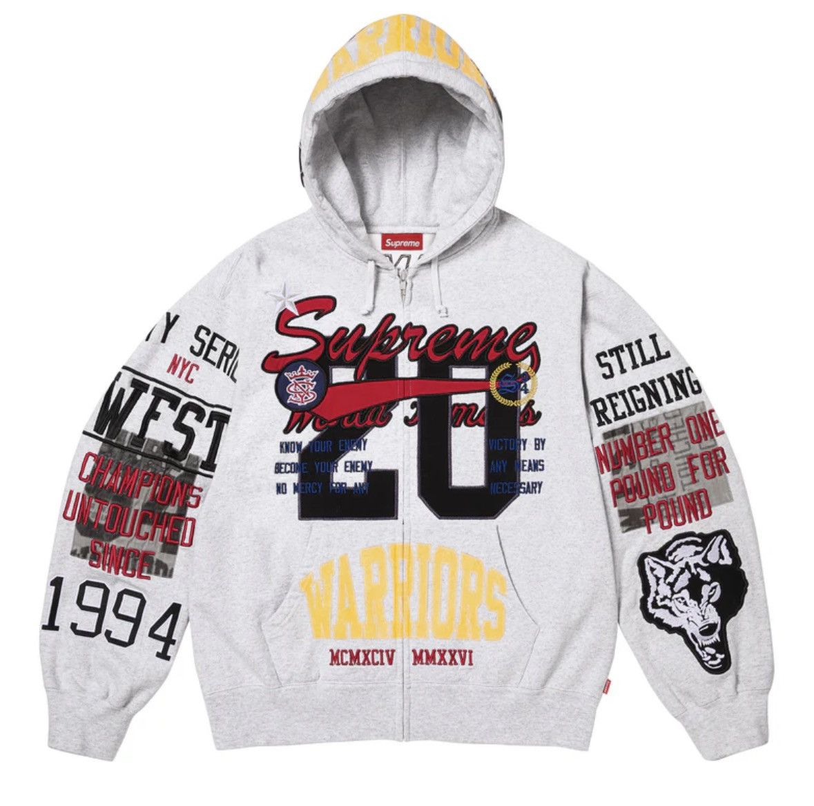 Supreme Supreme Warriors Zip Up Size US XXL / EU 58 / 5 - 2 Thumbnail