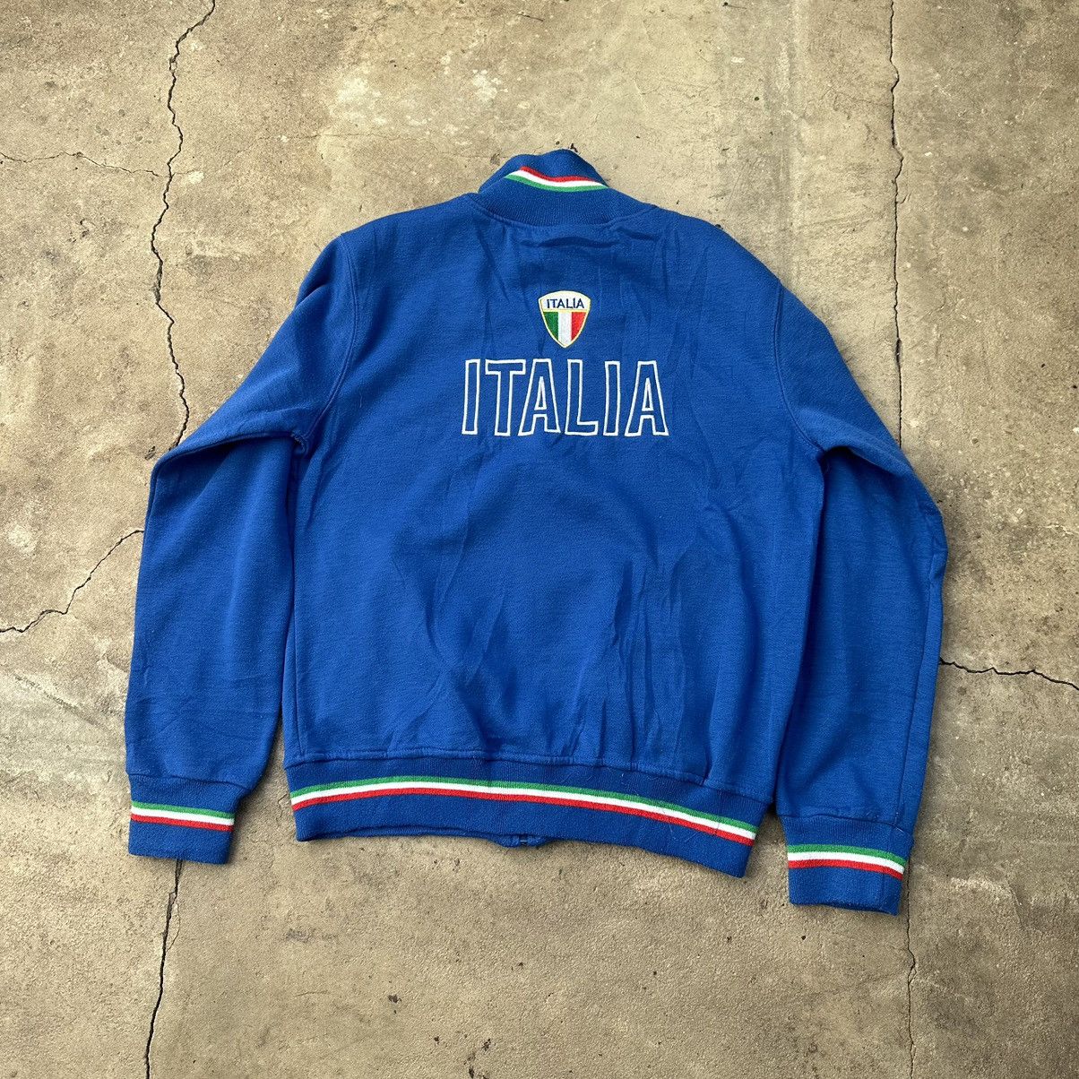 Other Vintage Italia y2k Embroidered Spellout Logo Zip Up Hoodie Size US M / EU 48-50 / 2 - 11 Thumbnail