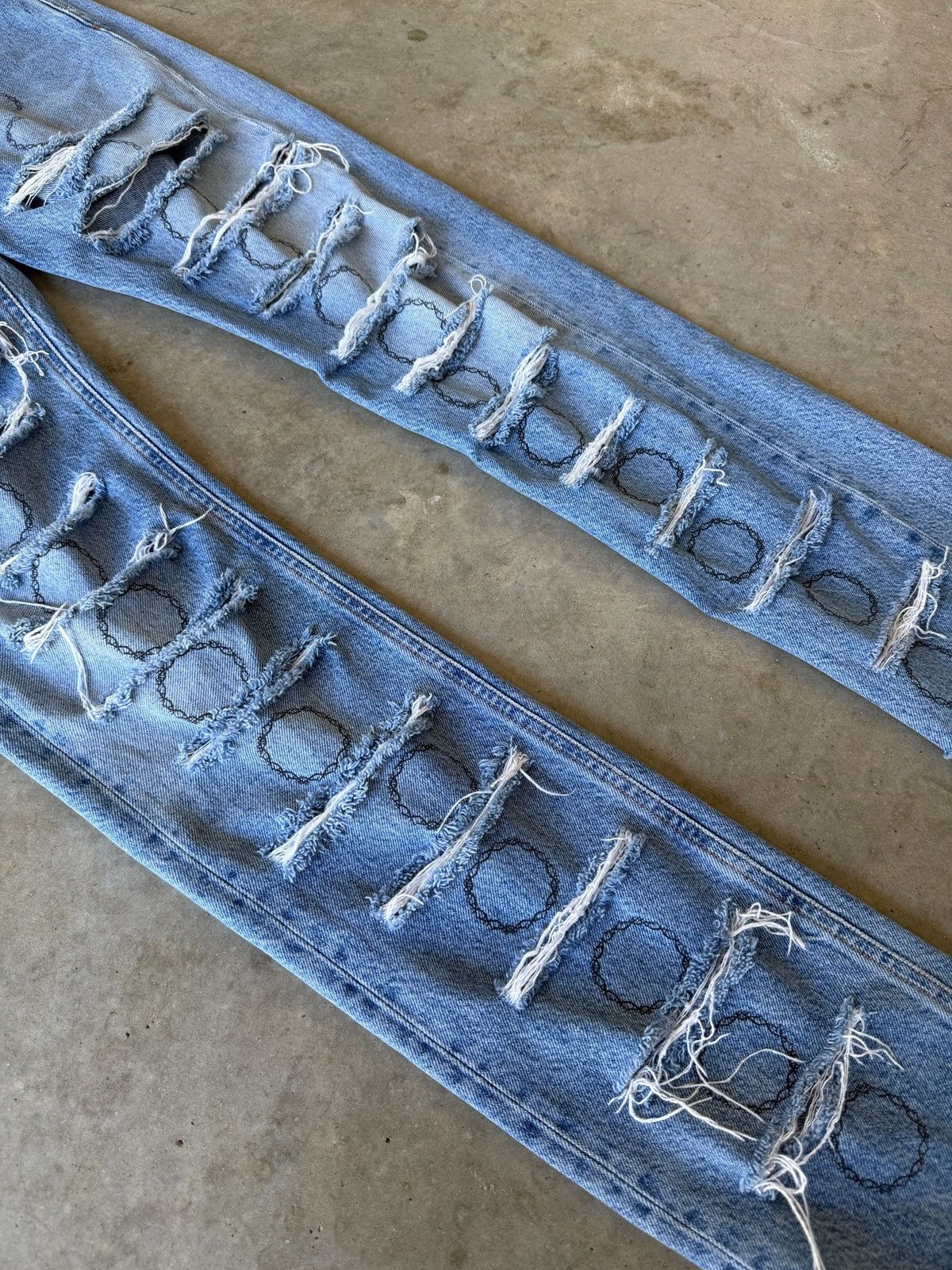 1017 ALYX 9SM 1017 Alyx 9SM Thorn Slashed Denim SS19 Size US 30 / EU 46 - 3 Thumbnail