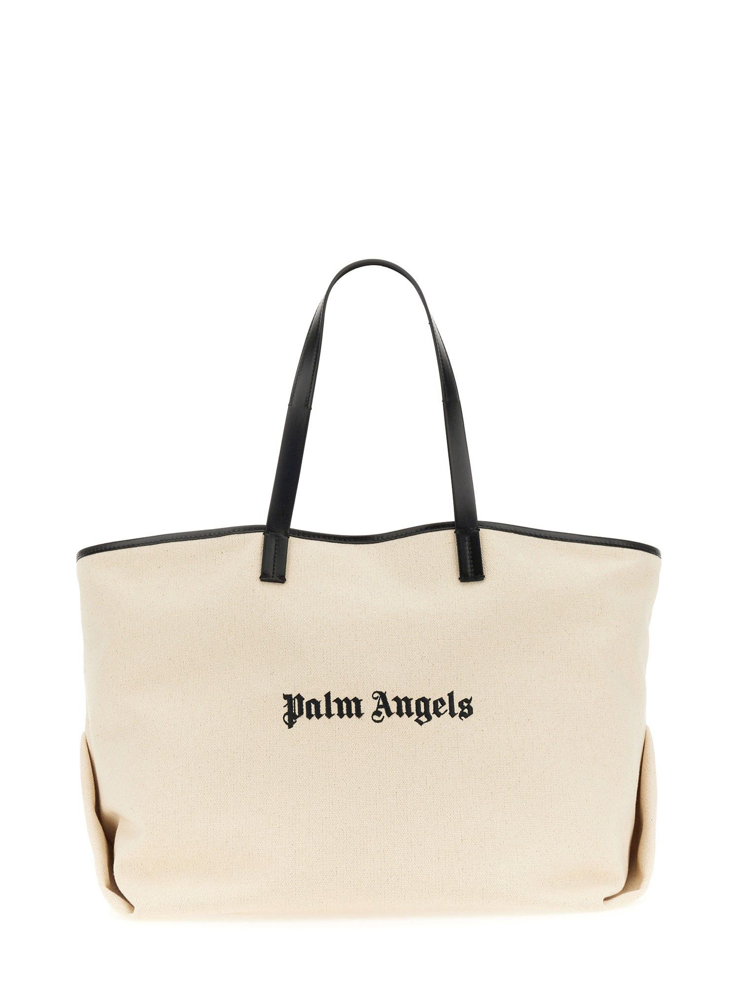 Palm Angels o1s22i1n0824 Size: OS/ Canvas Tote Bag in Beige Size ONE SIZE - 1 Thumbnail