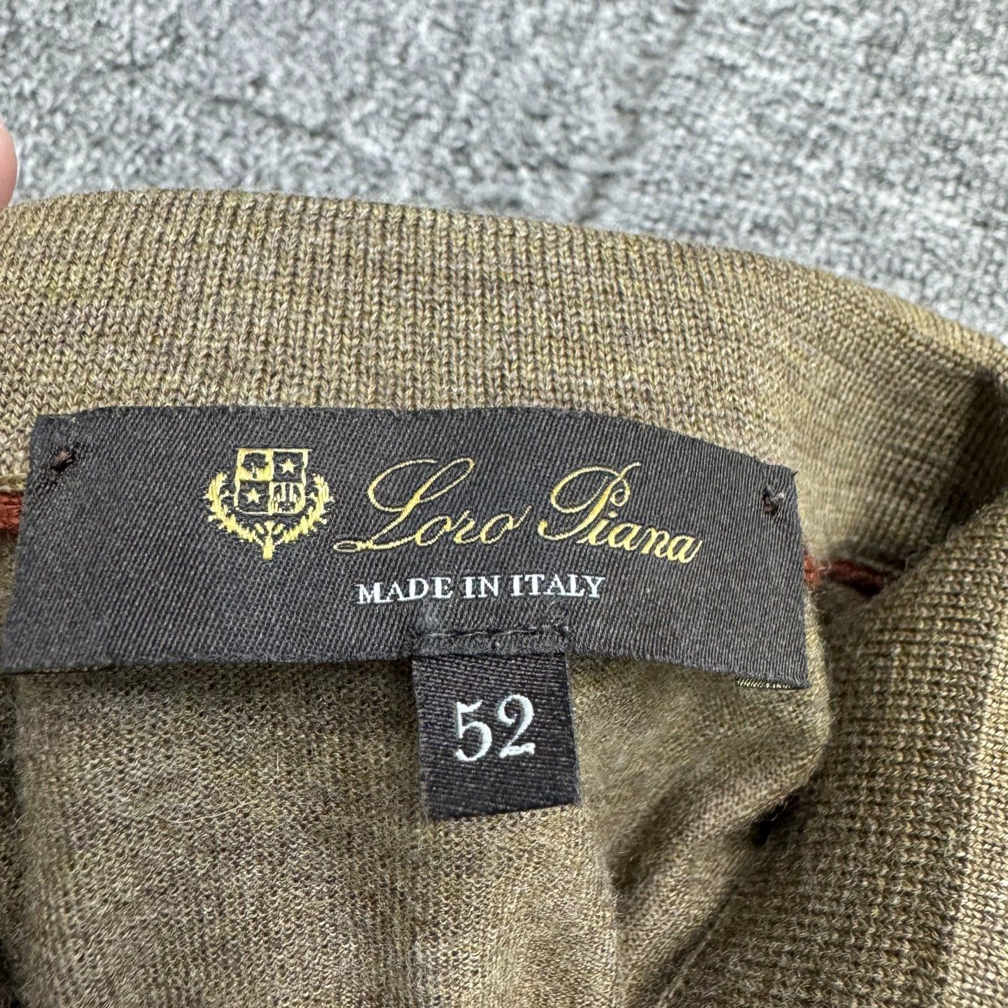 Loro Piana Loro Piana Virgin Wool Knit Long Sleeve 52 Size US L / EU 52-54 / 3 - 2 Thumbnail