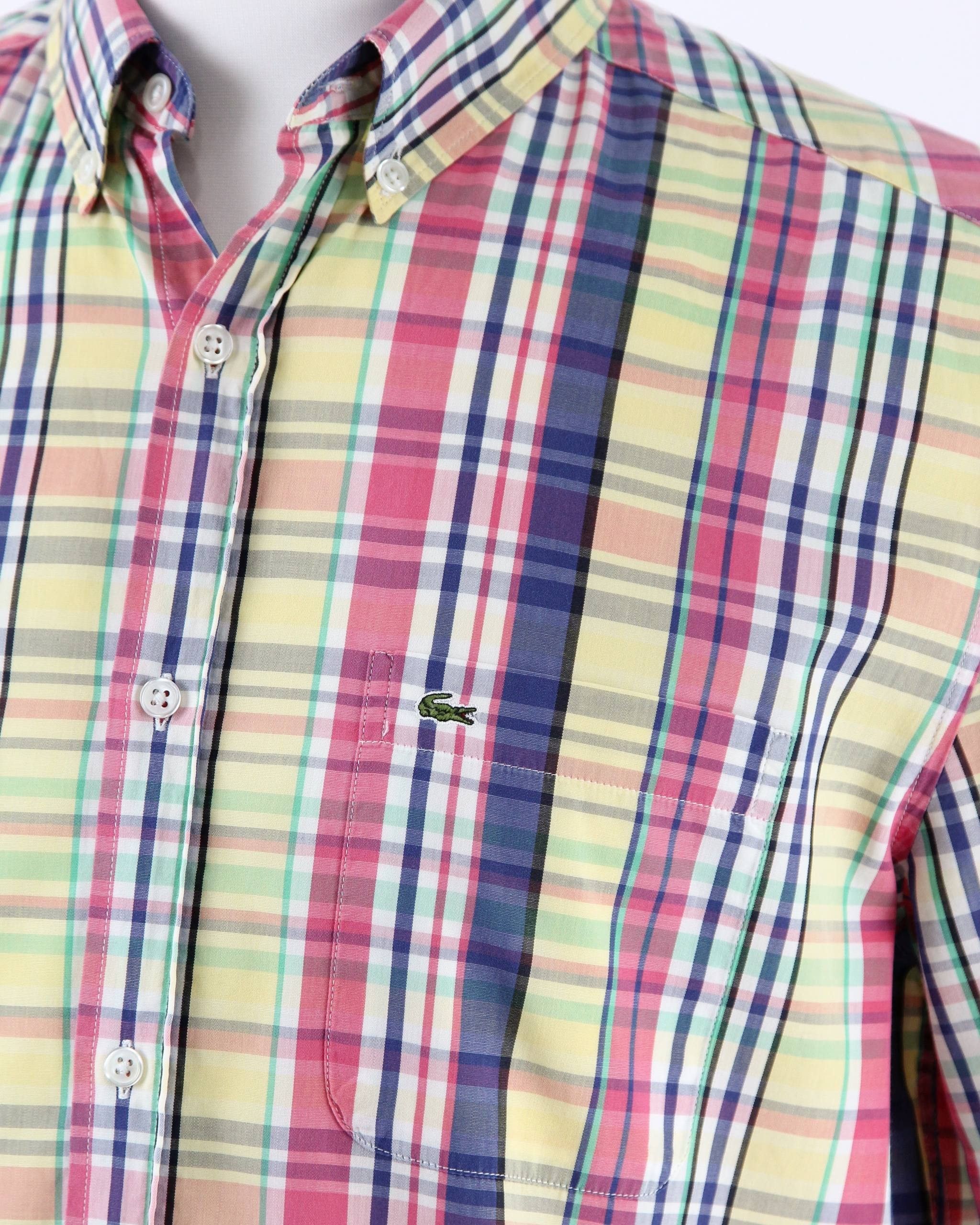 Lacoste LACOSTE L!VE Checkered shirt with logo Size US L / EU 52-54 / 3 - 5 Thumbnail