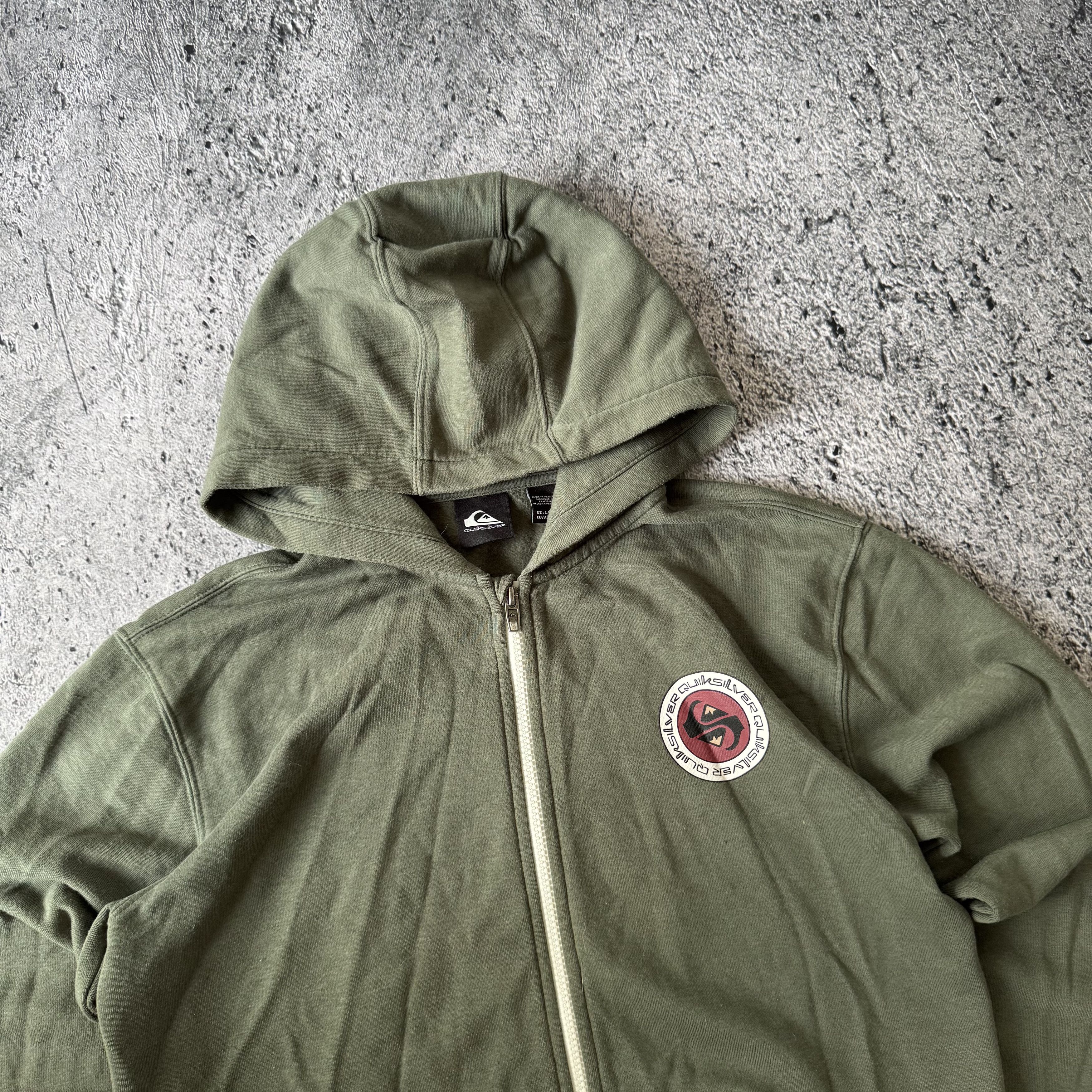 Quiksilver Vintage y2k quiksilver zip up hoodie surfer skater summer Size US S / EU 44-46 / 1 - 2 Thumbnail