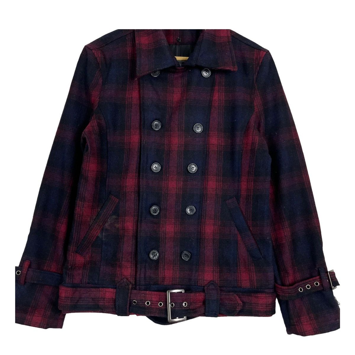 Hysteric Glamour × If Six Was Nine × Japanese Brand 💥NEUTRAL INFINITY BONDAGE TARTAN WOOL JACKET Size US M / EU 48-50 / 2 - 5 Thumbnail