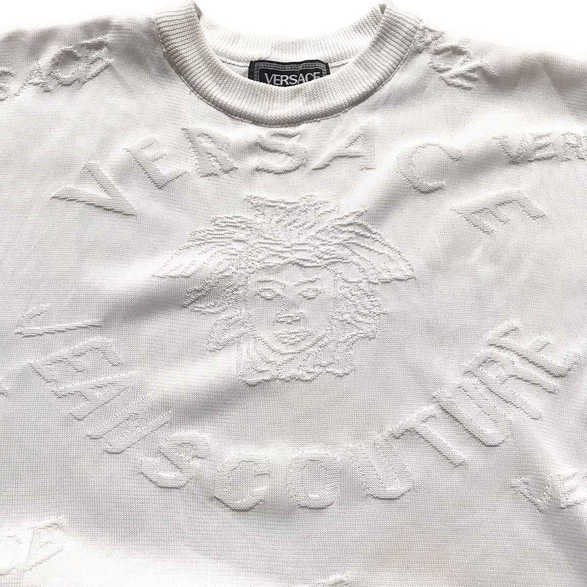 Versace × Vintage Vintage Versace Knitwear T-Shirt Size US S / EU 44-46 / 1 - 5 Thumbnail