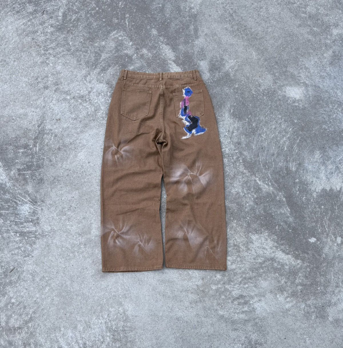 Other Vintage Y2K streetwear swag track avantgarde wide pants Size US 34 / EU 50 - 5 Thumbnail