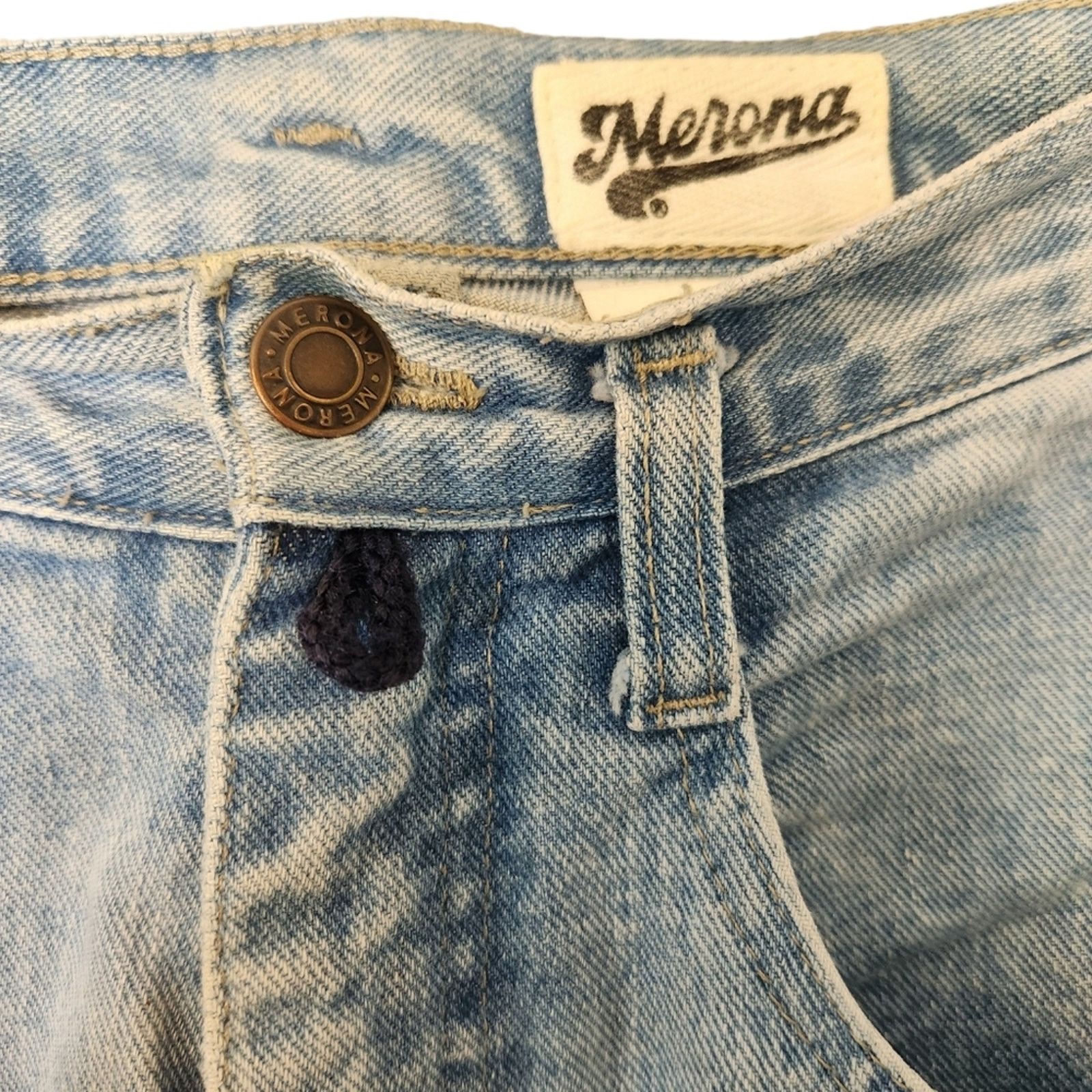 Merona Vintage 90's Merona Baggy Tapered Jeans 28 Size 28" / US 6 / IT 42 - 2 Thumbnail