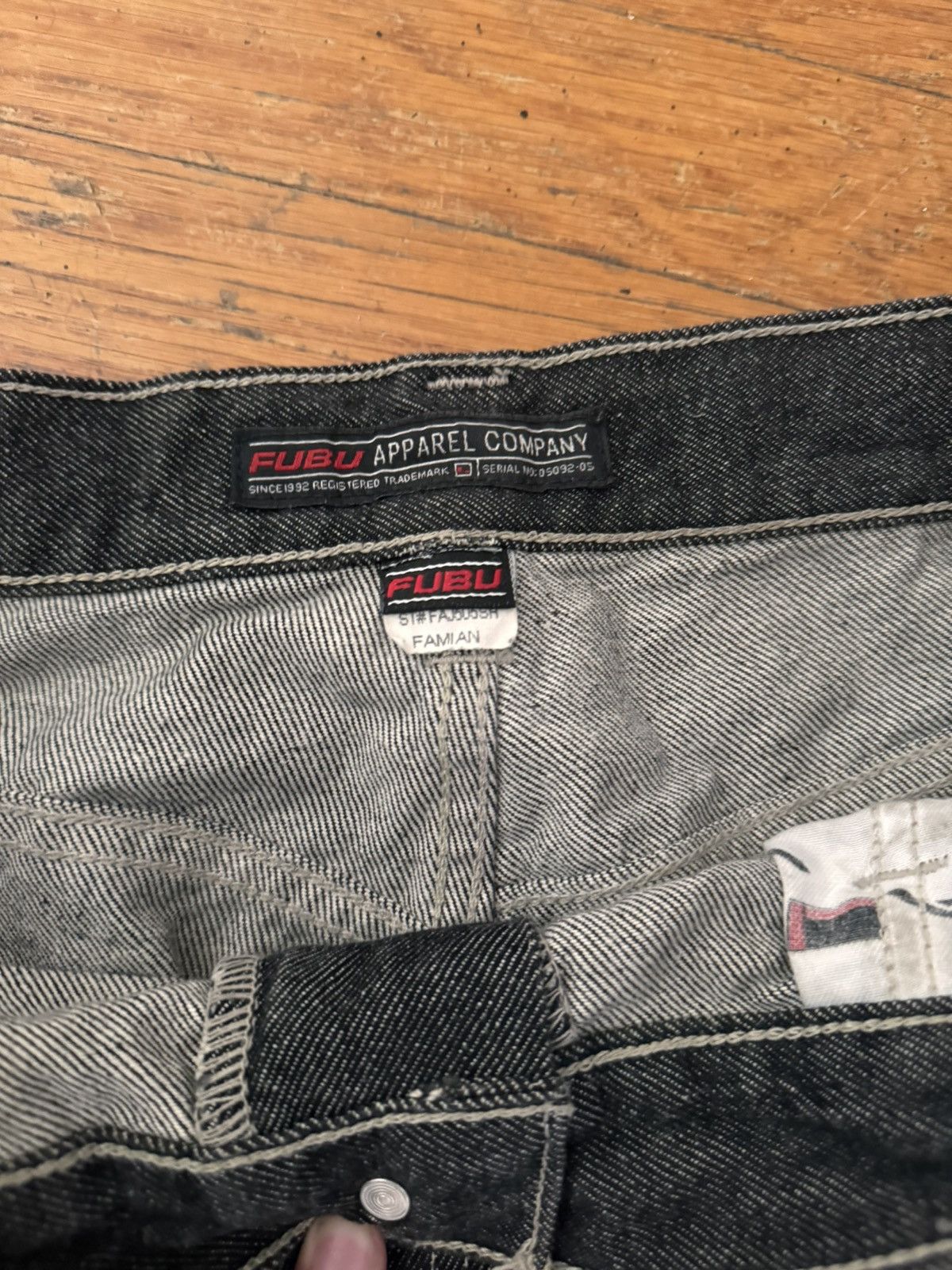 Fubu × Vintage Vintage FUBU Baggy Jean Shorts Size US 40 / EU 56 - 3 Thumbnail