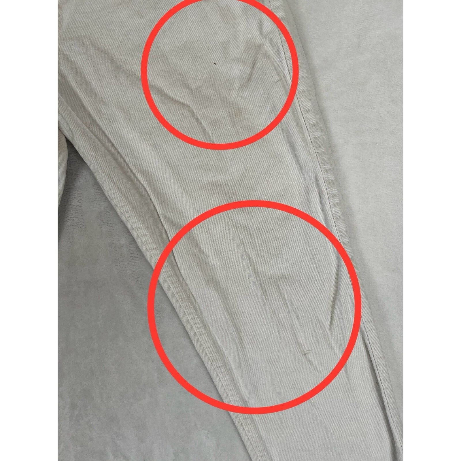 Levi's Vintage Levi’s 545 Orange Tab White Jeans Size 36x30 Made In Size US 36 / EU 52 - 2 Thumbnail