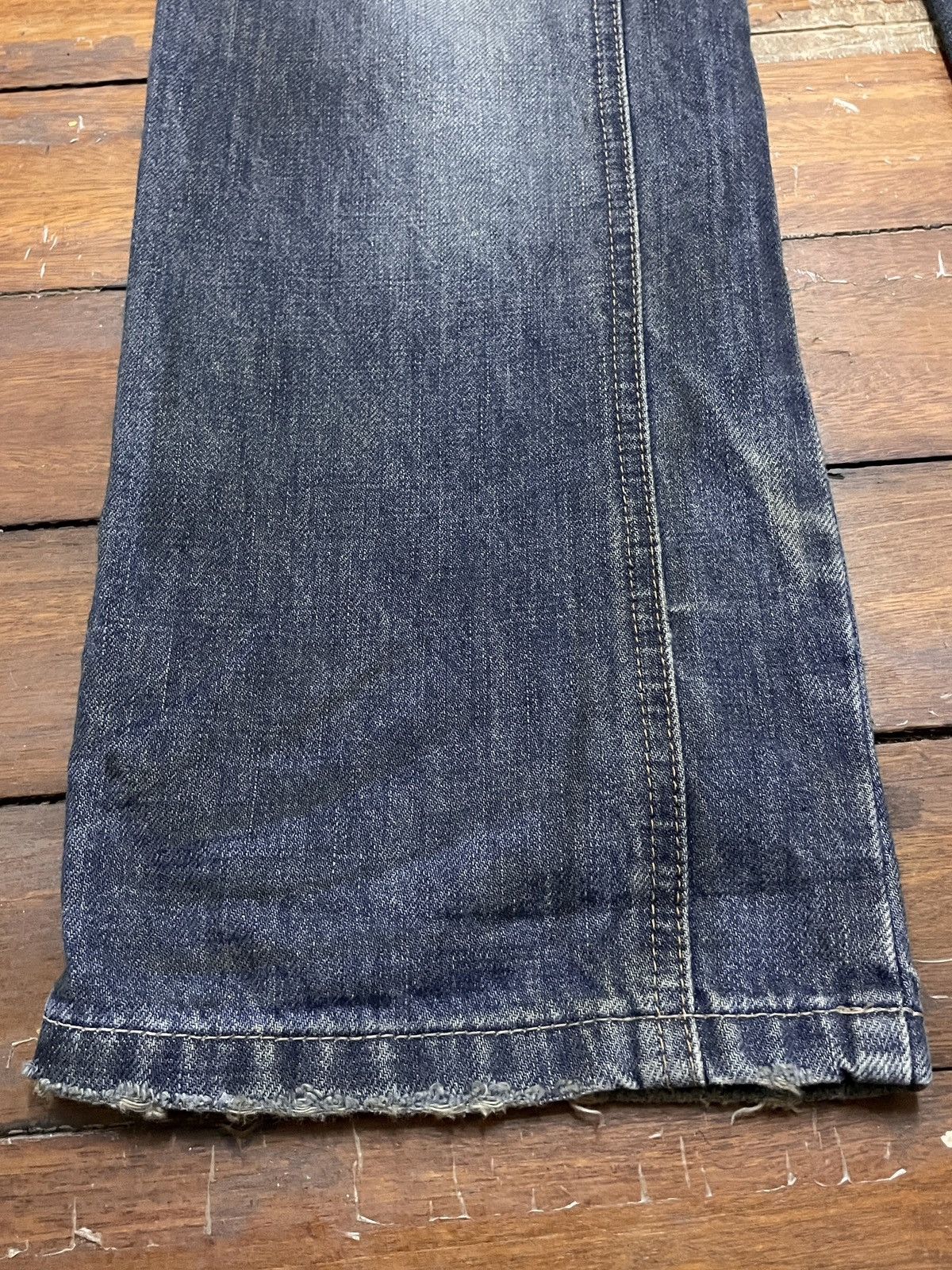 Marithe + Francois Girbaud Rare Vintage Marithe Francois Girbaud Flared Jeans 1990s Size US 31 - 5 Thumbnail