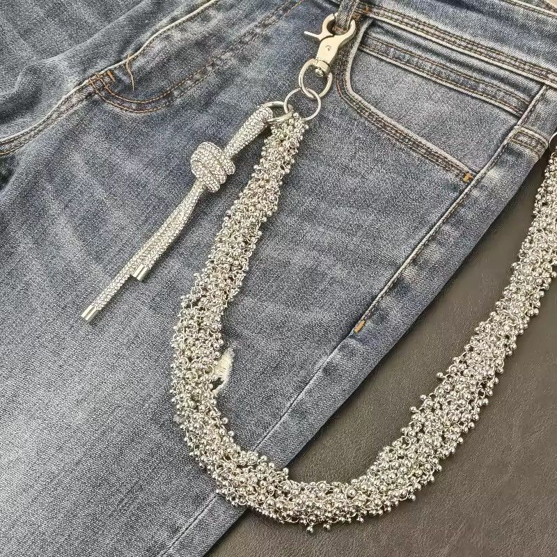 Other Rhinestone Punk Gothic Pendant Pants Hip Hop Chain Size ONE SIZE - 9 Thumbnail