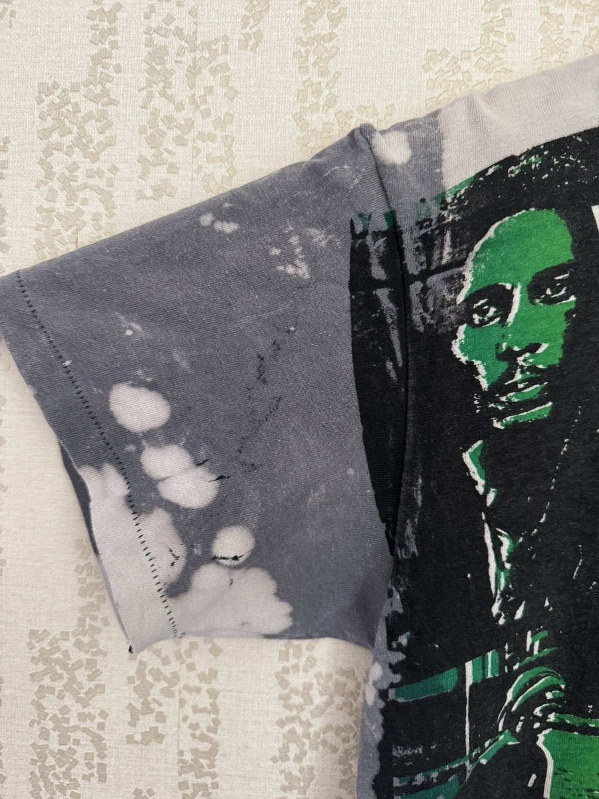 Bob Marley × Vintage Vintage MOSQUITO HEAD BOB MARLEY acid wash PS01 Size US L / EU 52-54 / 3 - 5 Thumbnail