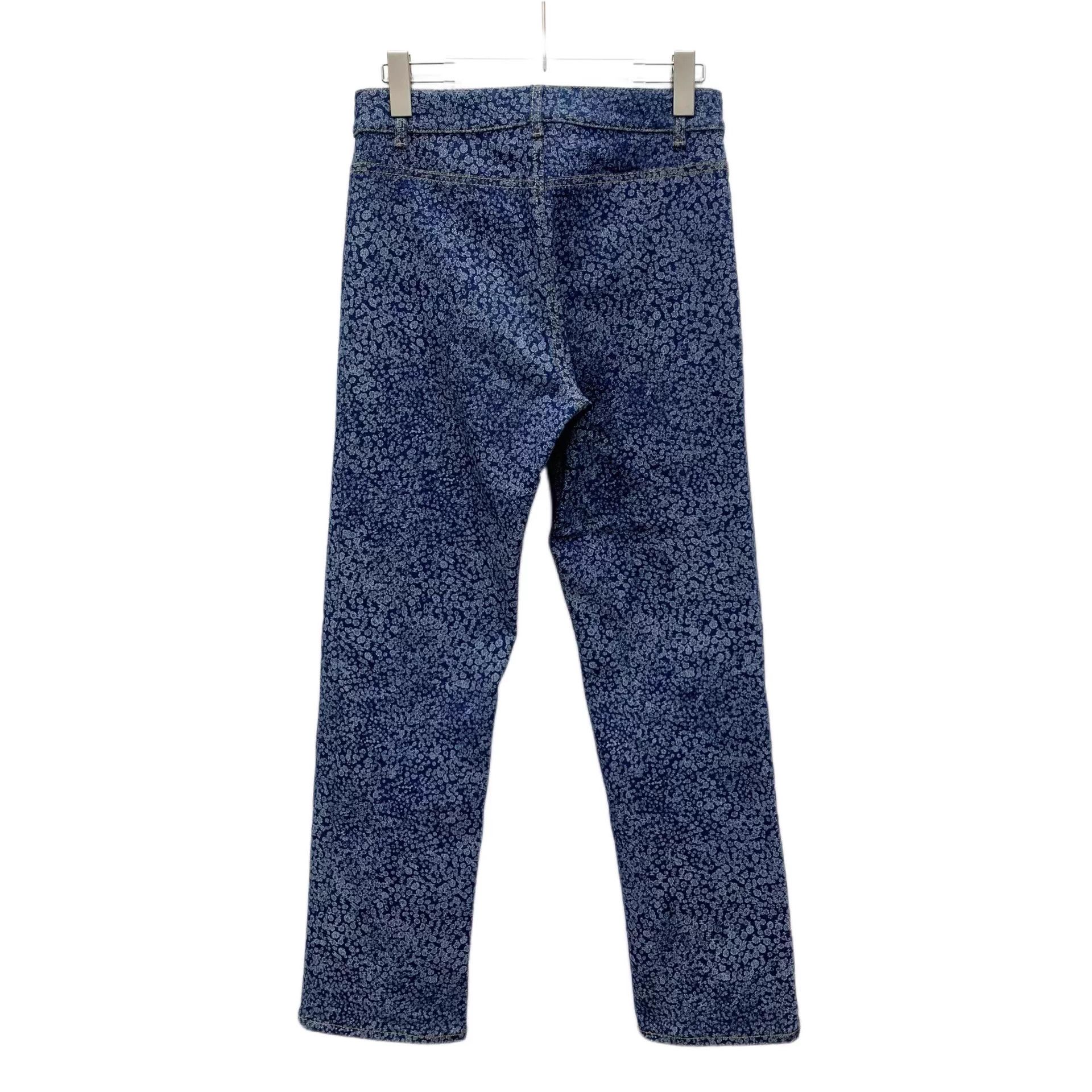 Chanel KW0845 Chanel Blue Camellia Print Cotton Casual Trousers Size 26" / US 2 / IT 38 - 2 Thumbnail