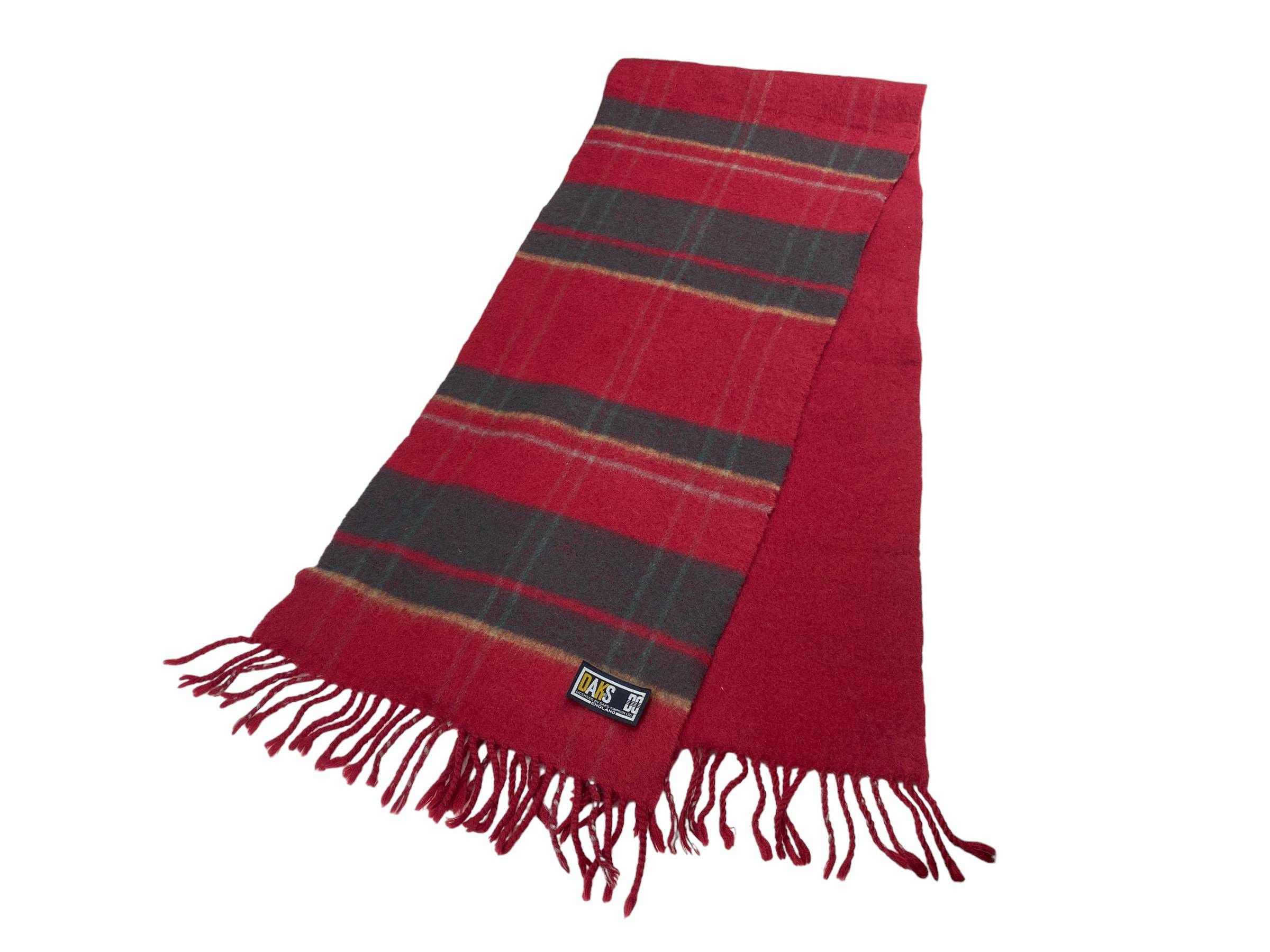 DAKS Daks Vintage Wool Scarf - Striped - Made in England 90s Size ONE SIZE - 2 Thumbnail