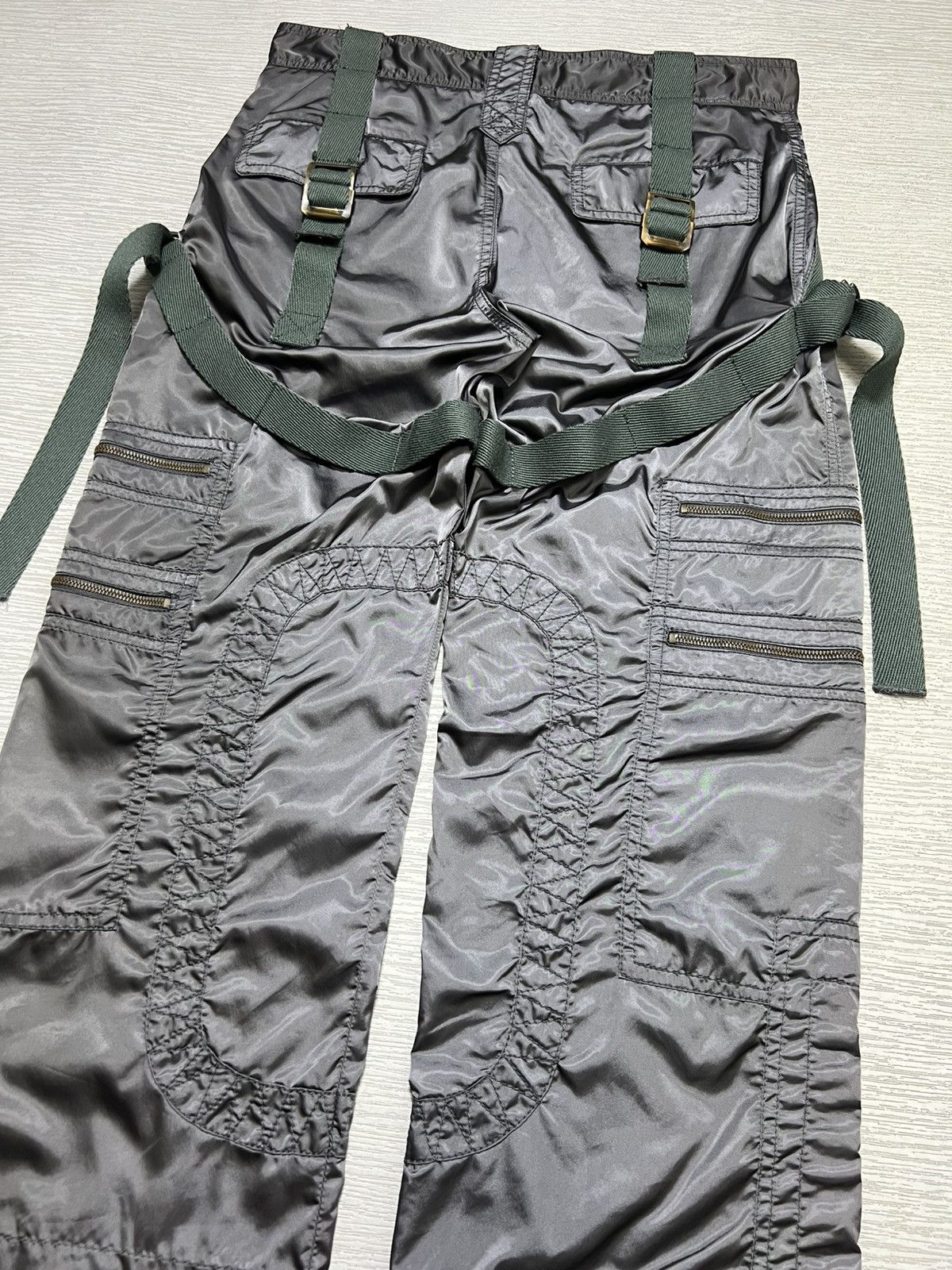 Dolce & Gabbana Dolce & Gabbana - FW03 - Bondage Parachute Nylon Cargo Pants Size US 32 / EU 48 - 17 Thumbnail