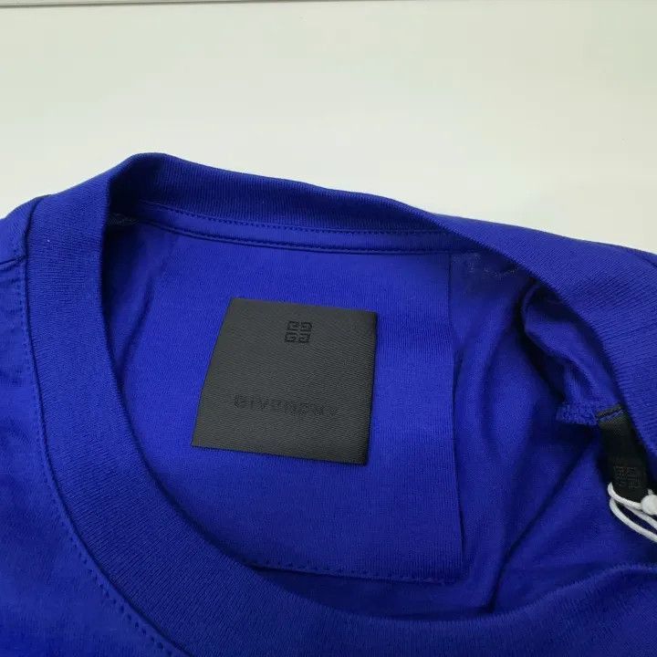 Givenchy Givenchy Givenchy Blue Logo Print Short Sleeve TShirt -250 Size US M / EU 48-50 / 2 - 7 Thumbnail