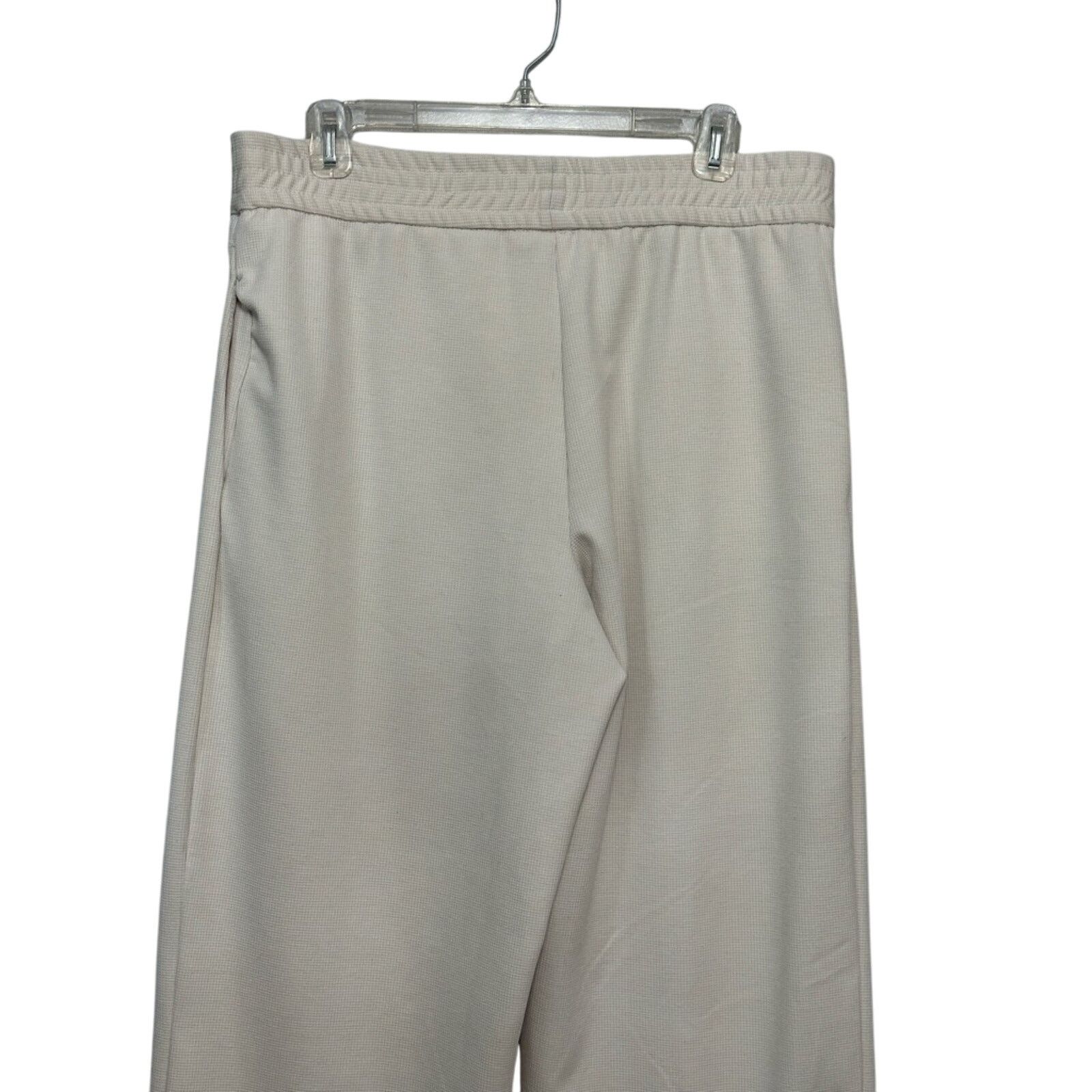Topshop Topshop Dress Pants Ivory Waffle Knit Pull On 6 New Size 33" - 5 Thumbnail