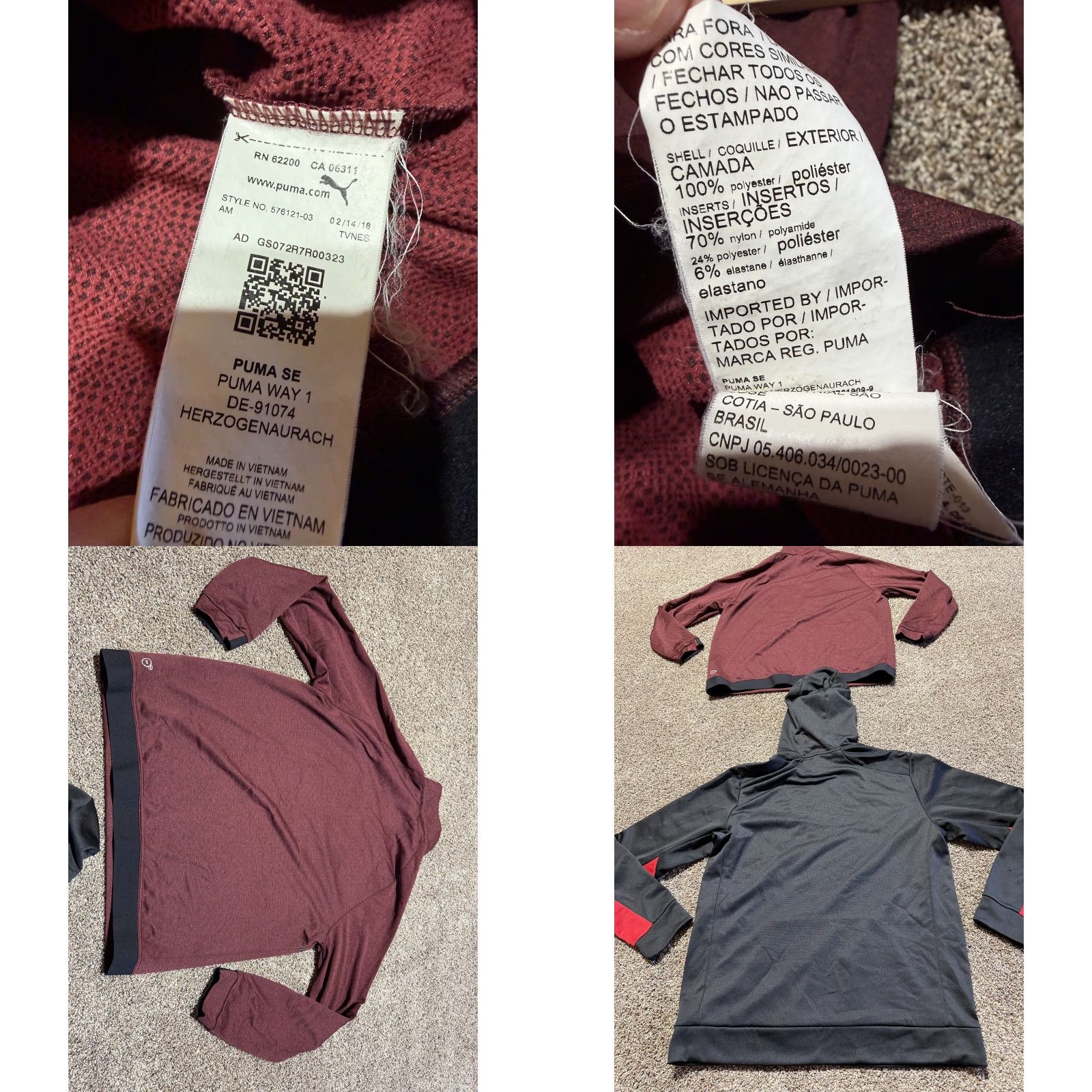 Nike Nike Mens Hoodie Pullover Sweatshirt L Red Black Dri Fit Lot Of 2 Size US L / EU 52-54 / 3 - 9 Thumbnail