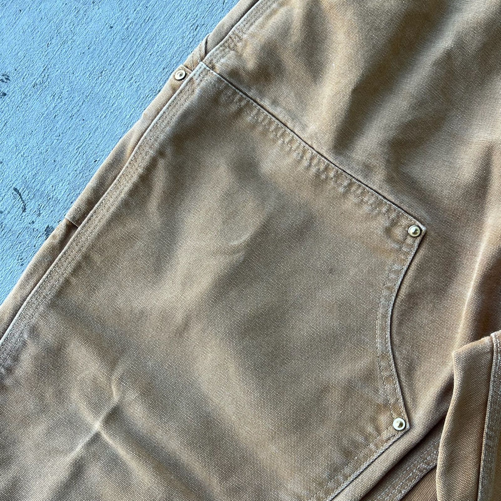 Carhartt × Vintage Carhartt brown double knee work wear carpenter pants Size US 35 - 4 Thumbnail