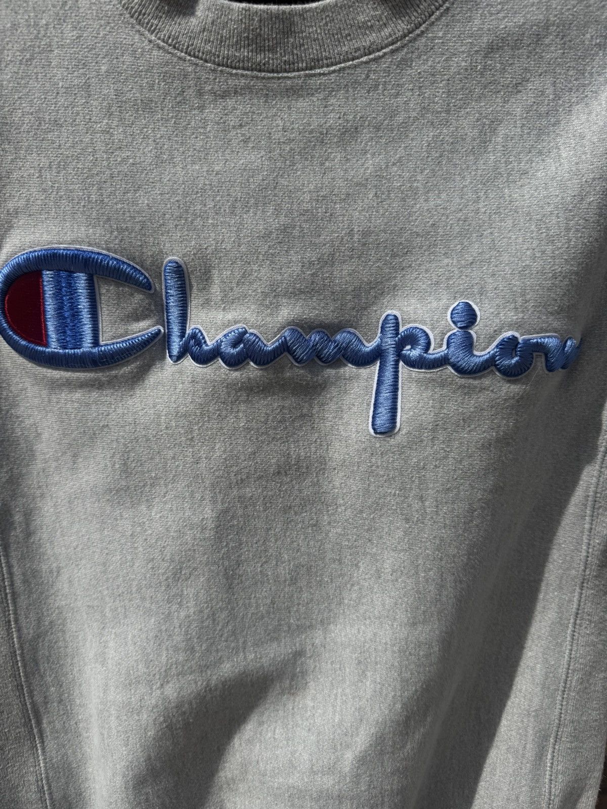 Champion Retro Champion Crewneck Sweatshirt Gray Reverse Weave 3-D Size US XS / EU 42 / 0 - 3 Thumbnail