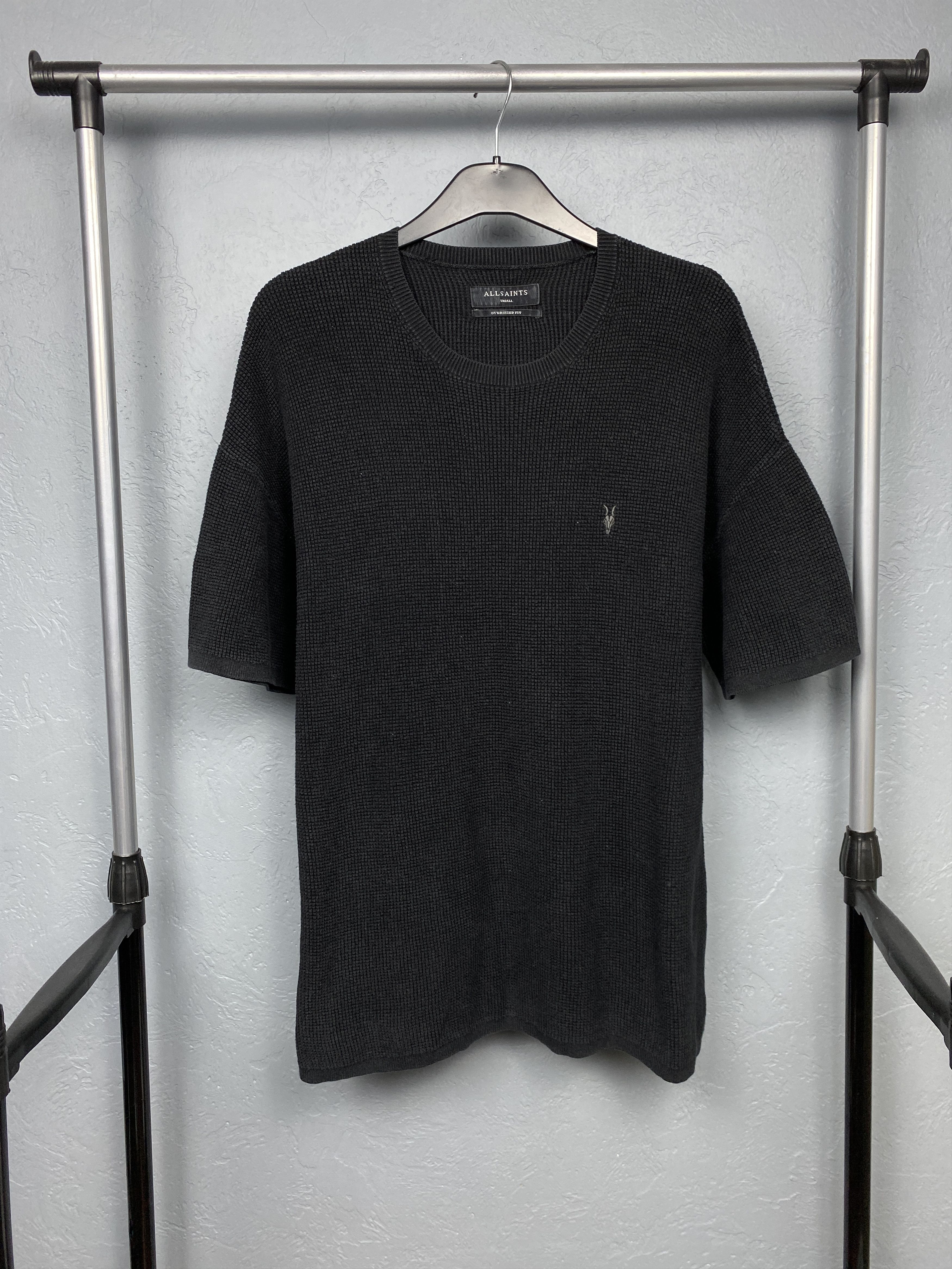 Allsaints Allsaints Vintage Mens Oversized Trias Crew Neck T-Shirt Size US S / EU 44-46 / 1 - 1 Thumbnail