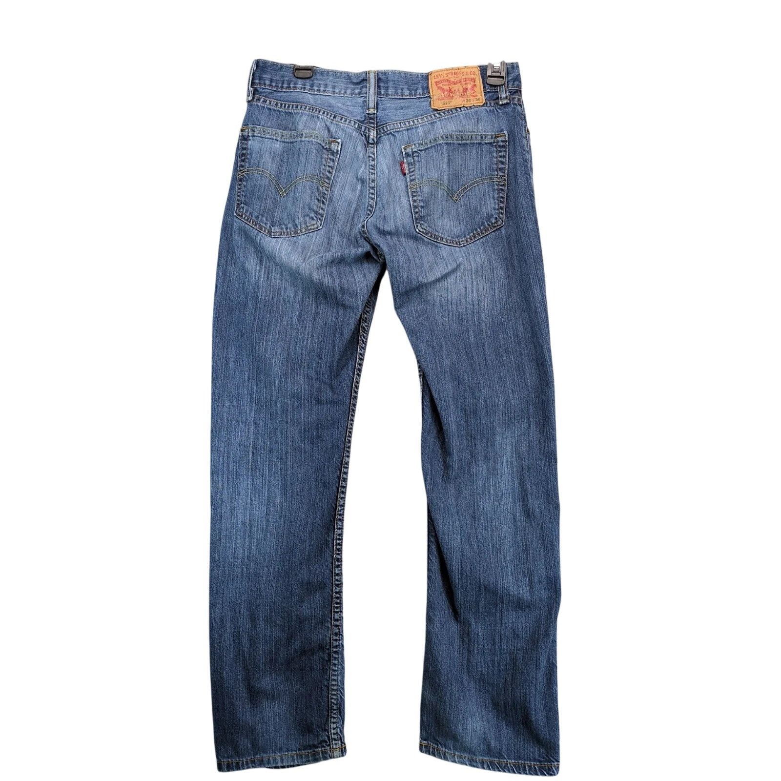Levi's Levi's 514 Straight Fit Jeans Men's 30x29 Medium Wash Cotton Size US 30 / EU 46 - 2 Thumbnail