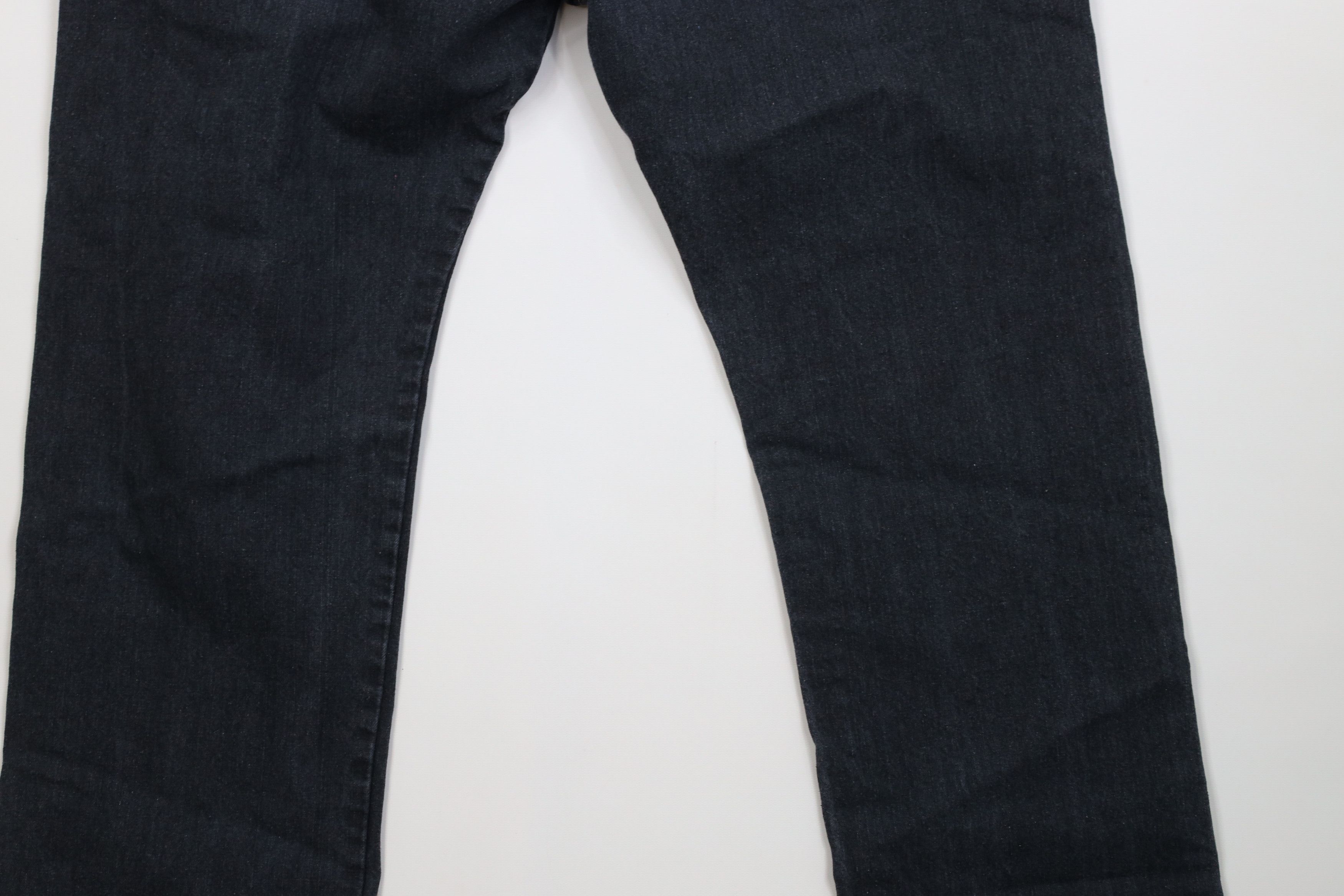 Vintage Vintage 90s Y2K Streetwear Straight Leg Denim Jeans Black Size US 38 / EU 54 - 13 Thumbnail