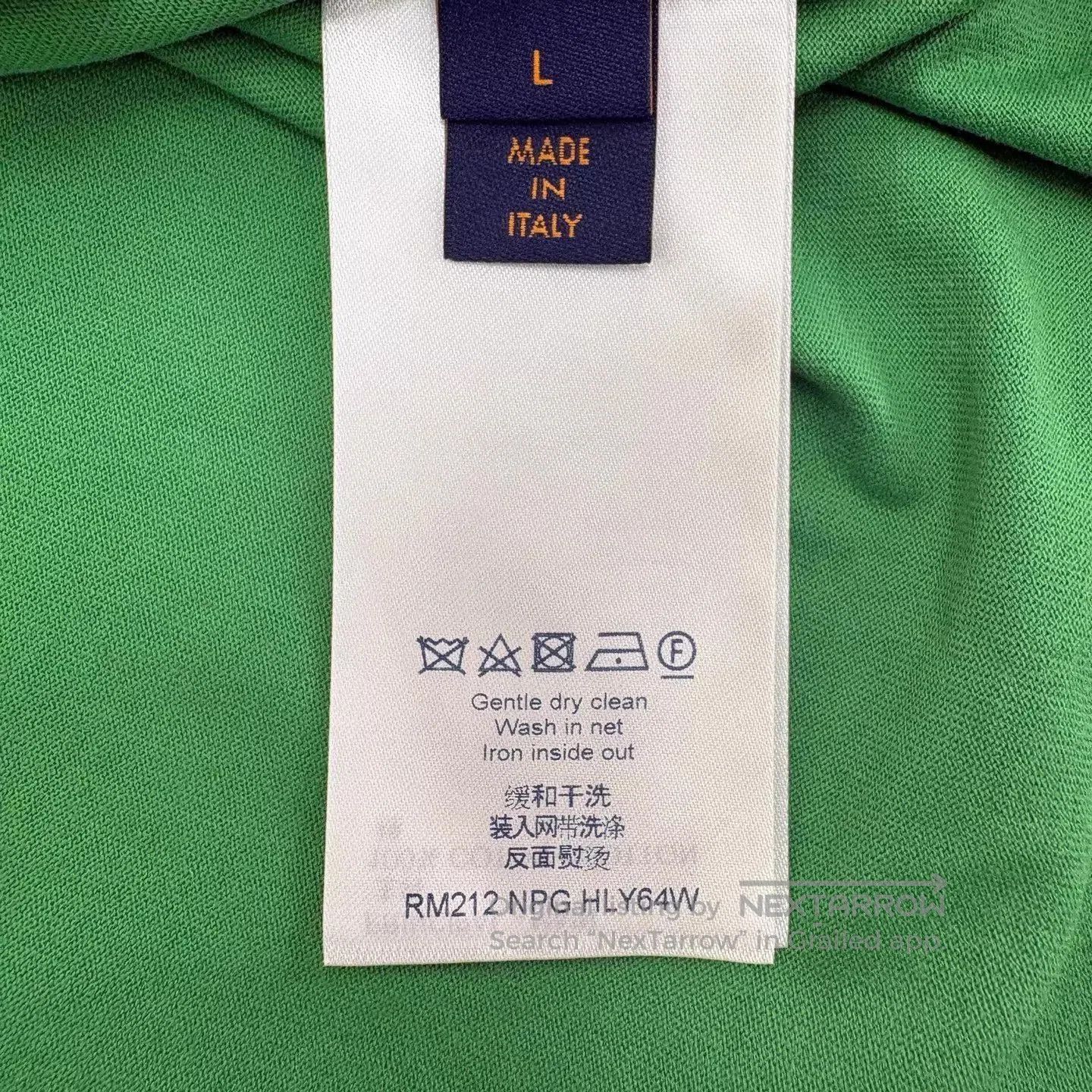 Louis Vuitton Green Short Sleeve Crewneck T. Size US L / EU 52-54 / 3 - 7 Thumbnail