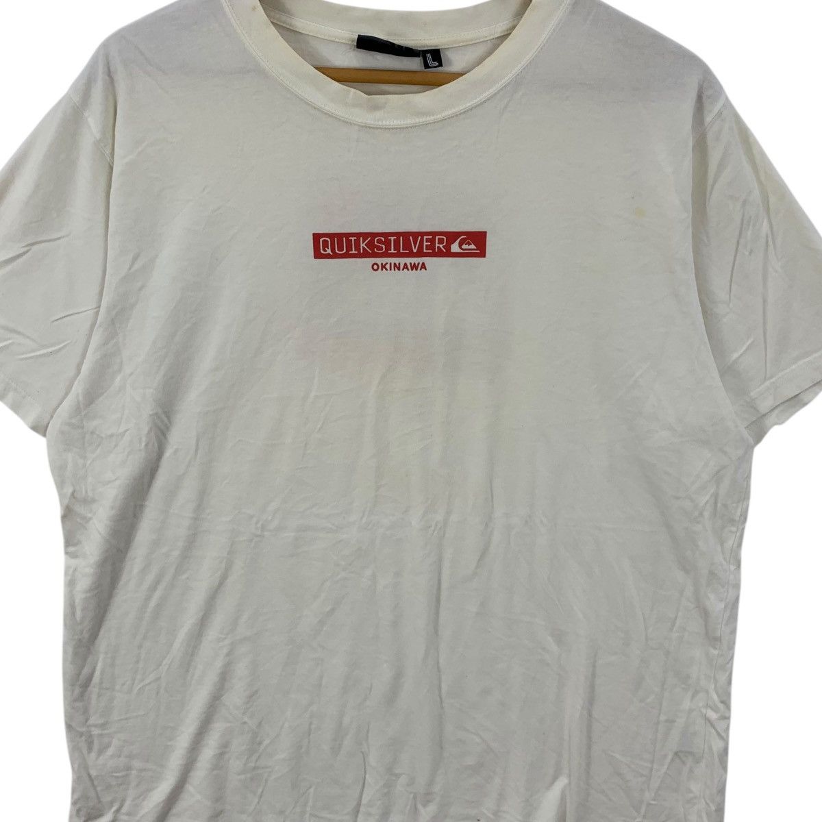 Quiksilver Vintage QUIKSILVER OKINAWA STORE Box Logo Surf Tee Shirt Size US L / EU 52-54 / 3 - 3 Thumbnail