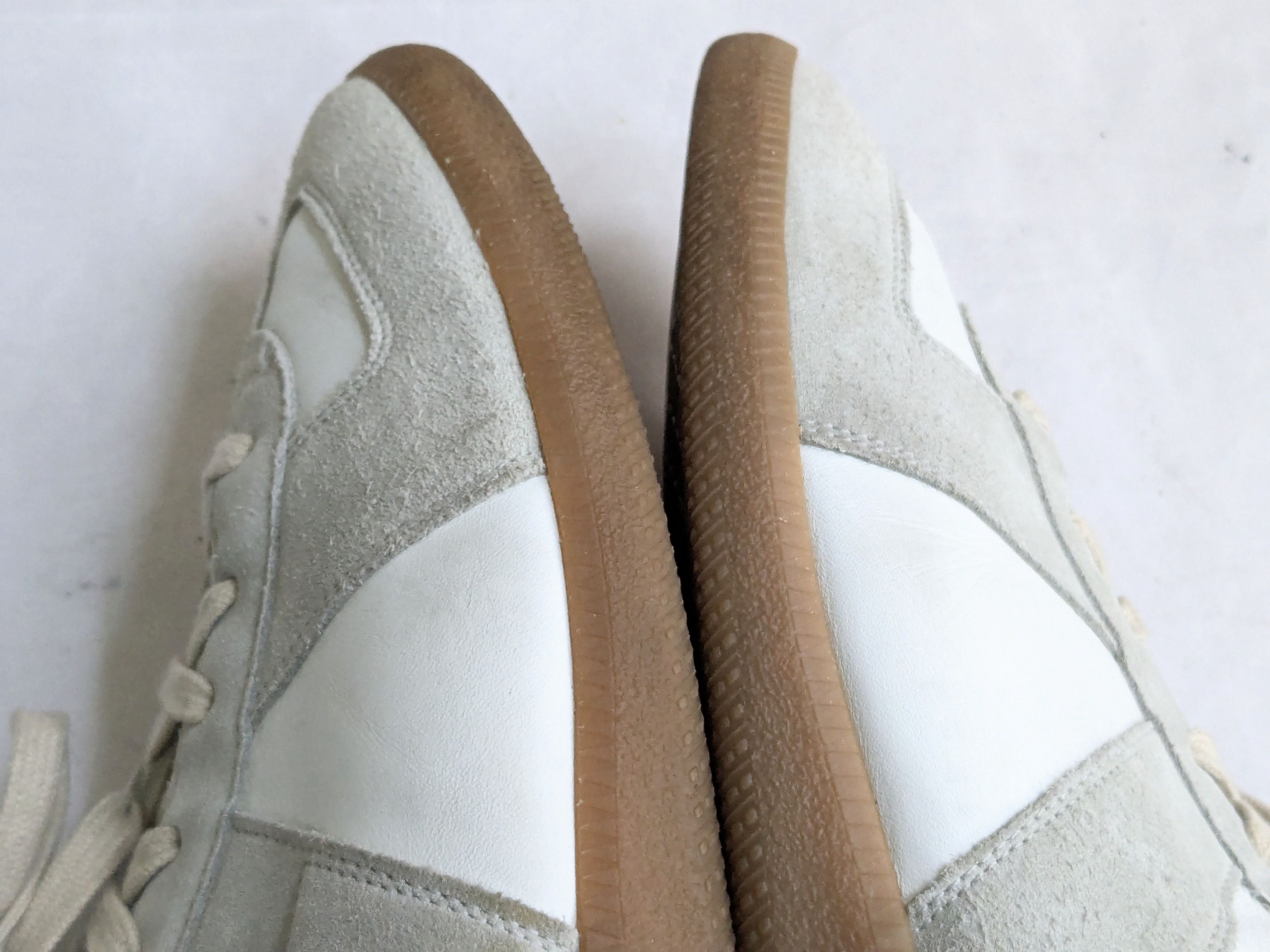Maison Margiela Maison Mairgiela Replica GAT White Gray 14 47 Low Tops Size US 14 / EU 47 - 9 Thumbnail
