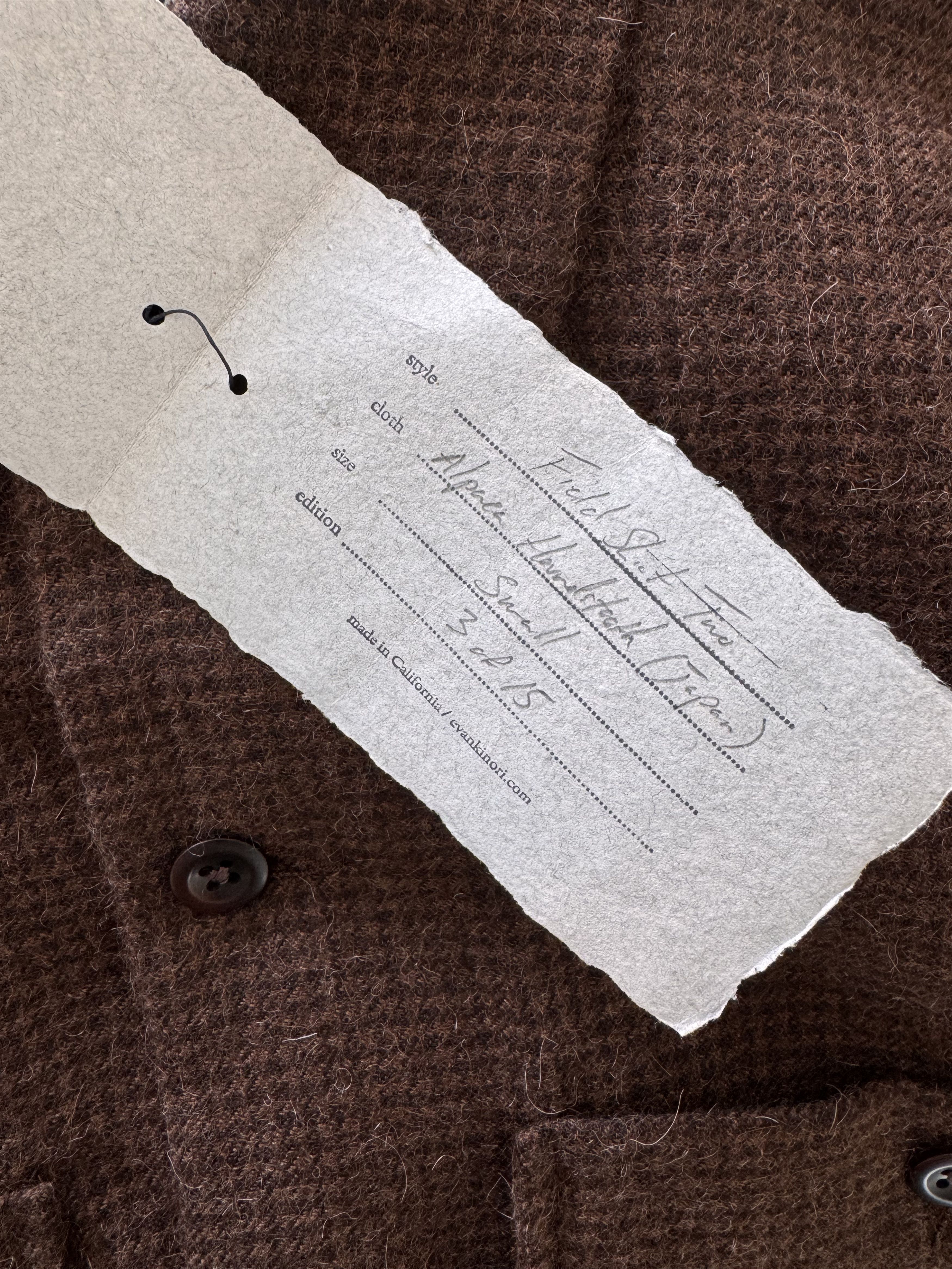 Evan Kinori Evan Kinori Field Shirt Two Alpaca Houndstooth Small Size US S / EU 44-46 / 1 - 2 Thumbnail