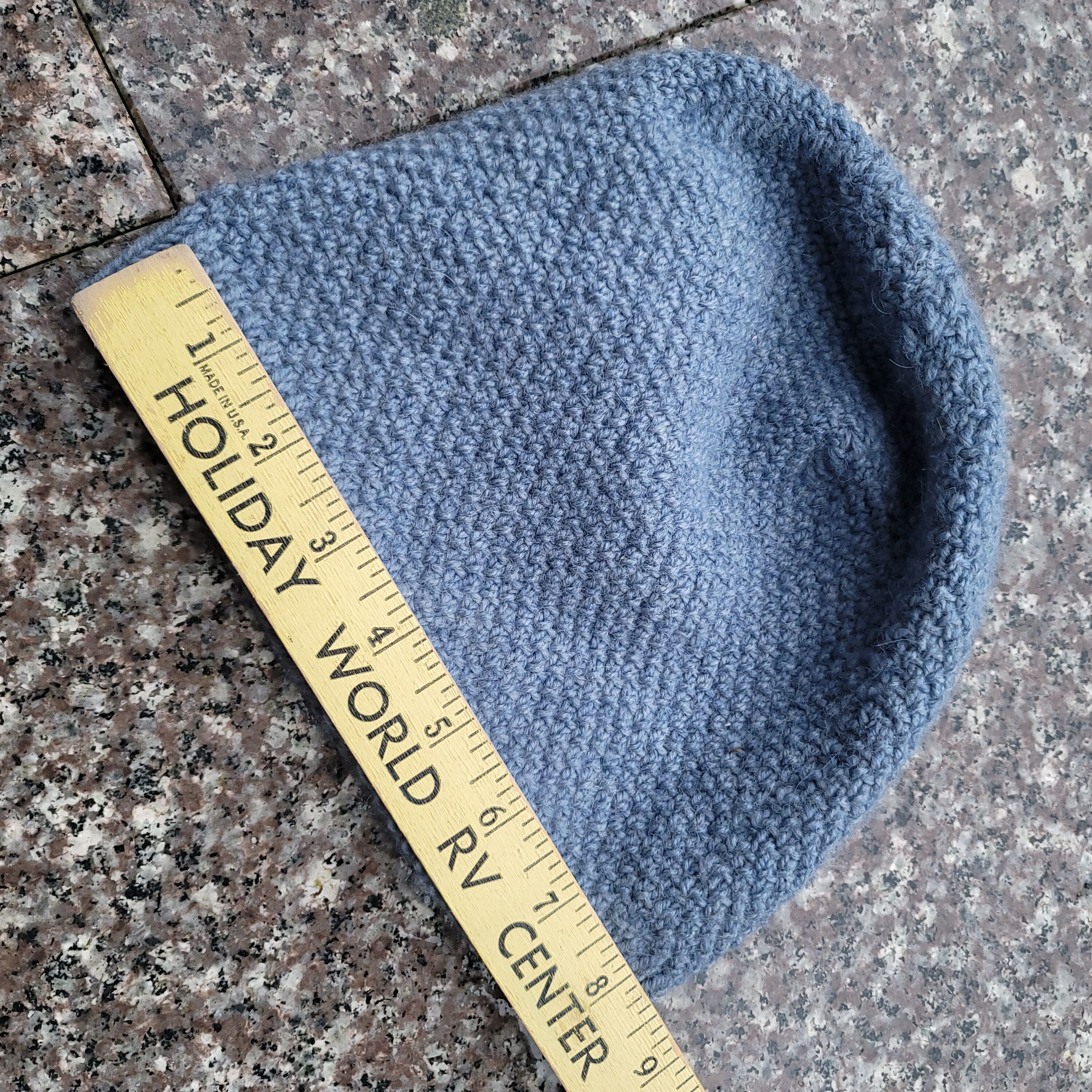 Handmade Hand-made wool beanie hat Size ONE SIZE - 3 Thumbnail