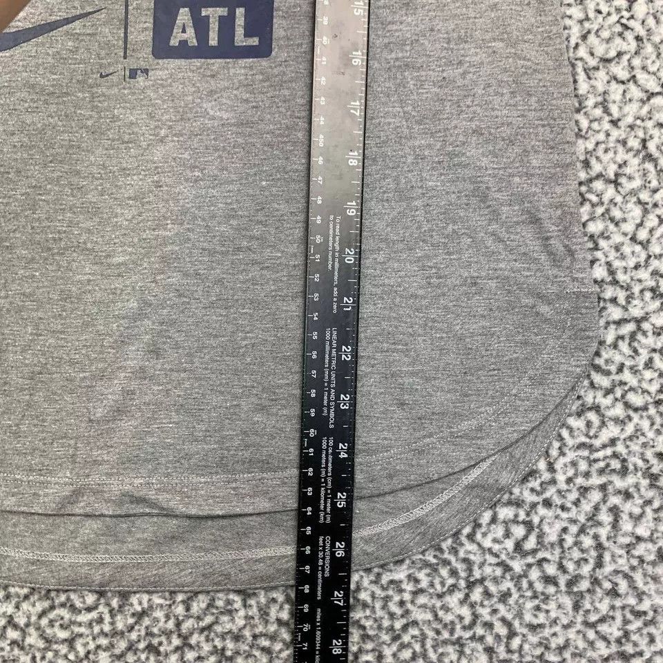 Nike Atlanta Braves Shirt Women Nike Short Sleeve Crew Neck New M Size M / US 6-8 / IT 42-44 - 3 Thumbnail