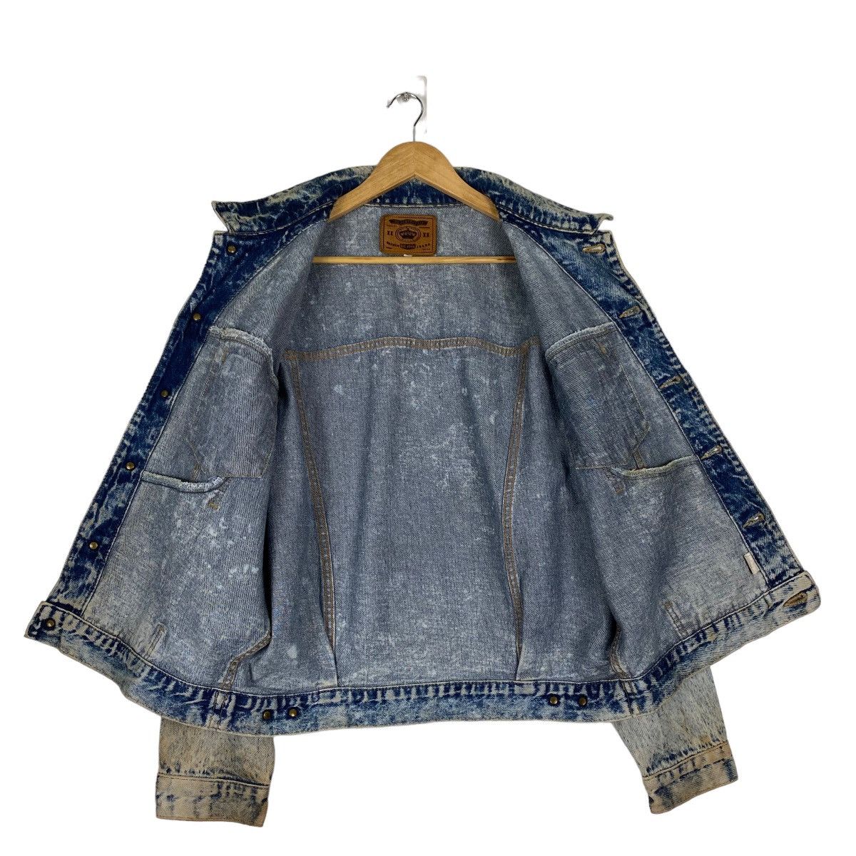 Big John Vintage Big John Acid Wash Blue Denim Jacket Size US M / EU 48-50 / 2 - 12 Thumbnail