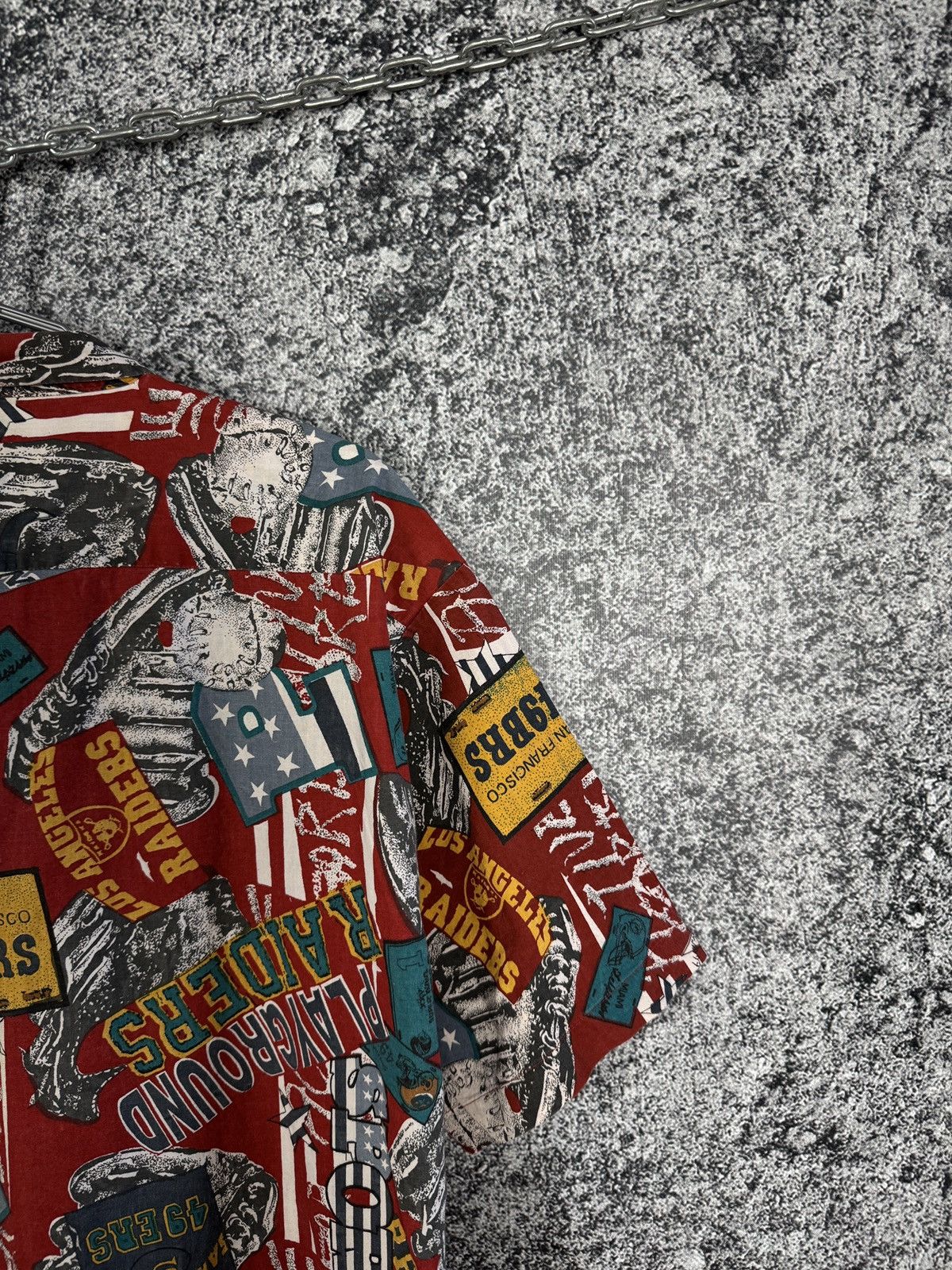 NFL Vintage NFL Football Hawaiian Shirt Raiders Redskins 43/44 Size US XL / EU 56 / 4 - 9 Thumbnail