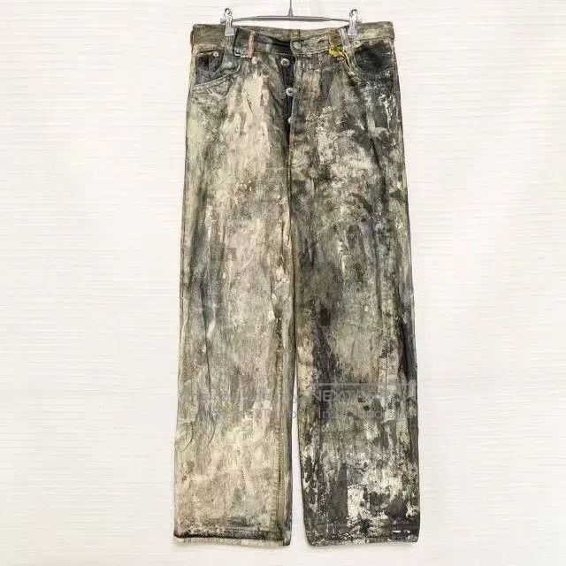 Acne Studios Acne Studios 1981 Splatter 3D Print Jeans. Size US 34 / EU 50 - 1 Thumbnail