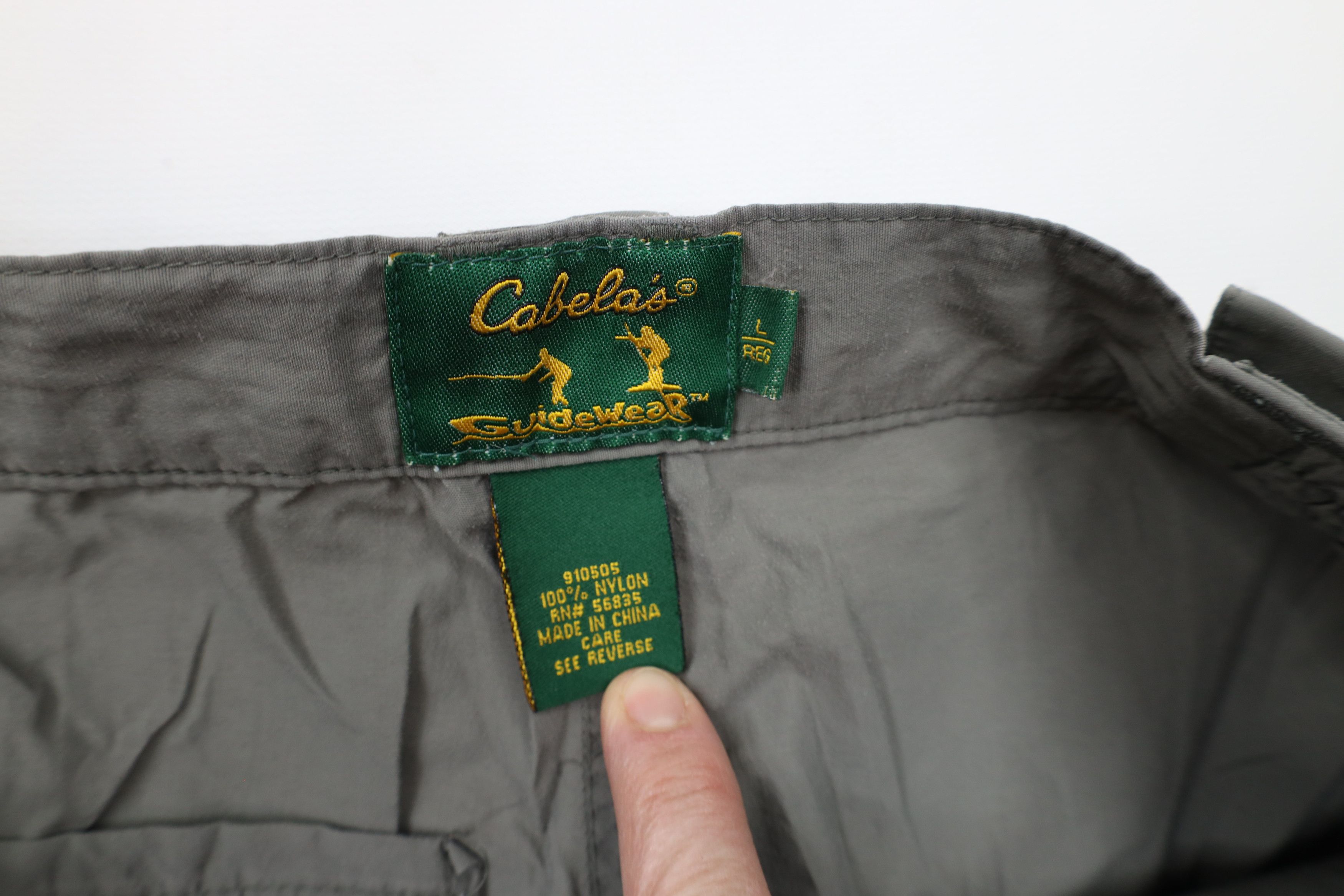 Cabelas × Vintage Vintage Cabelas Guidewear Convertible Pants Shorts Gray Size US 36 / EU 52 - 9 Thumbnail