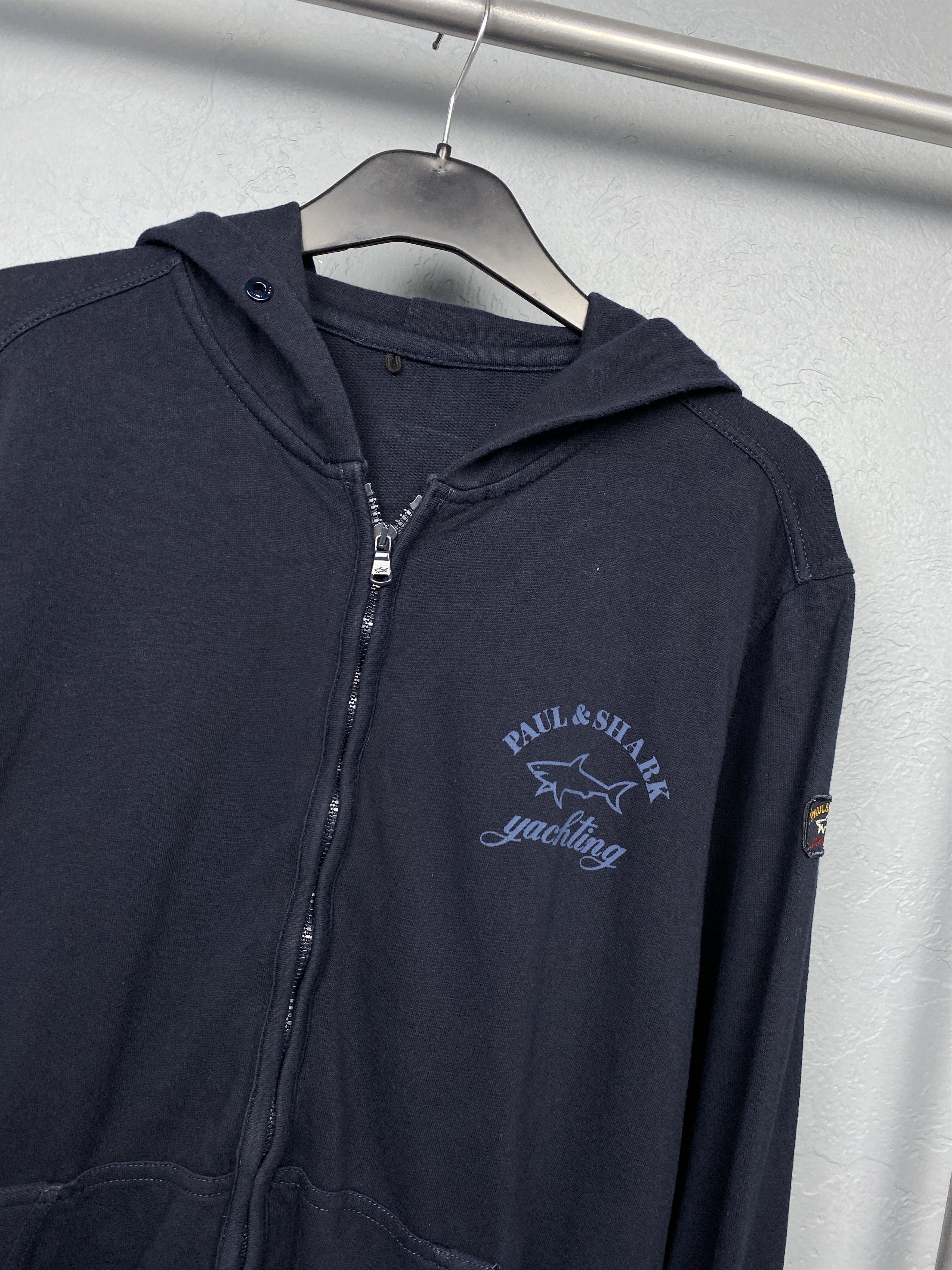 Paul & Shark Paul & Shark Vintage Mens Zip Hoodie Size US L / EU 52-54 / 3 - 2 Thumbnail