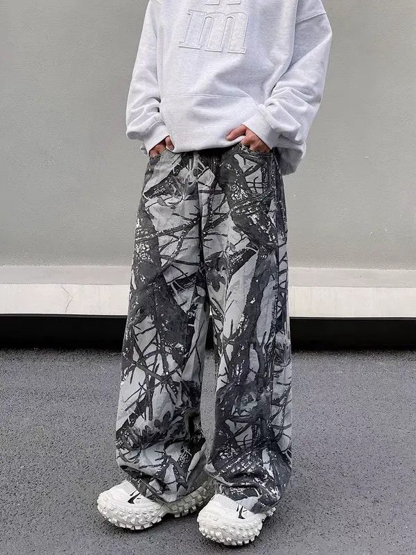 Japanese Brand Hitomi x Junna Camouflage High Street Vintage Casual Pants Size US 34 / EU 50 - 3 Thumbnail