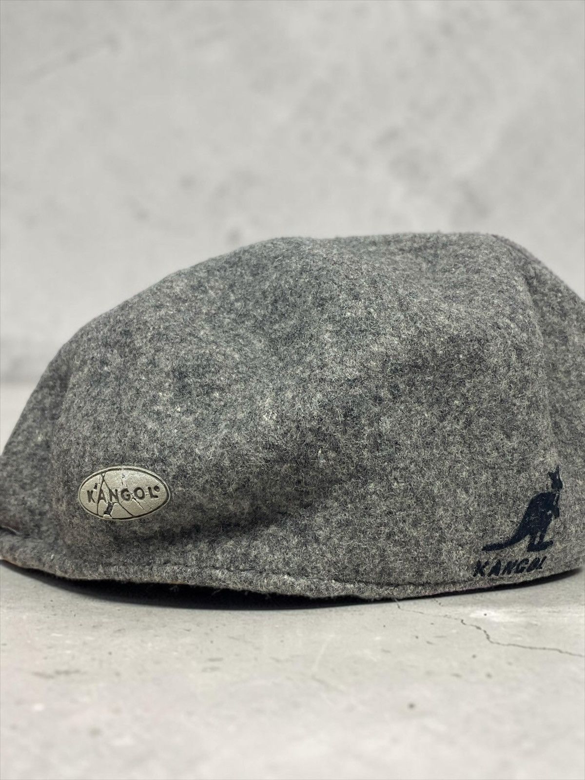 Kangol Vintage 90s Kangol Wool Newsboy Hat Cap Grey Size ONE SIZE - 7 Thumbnail