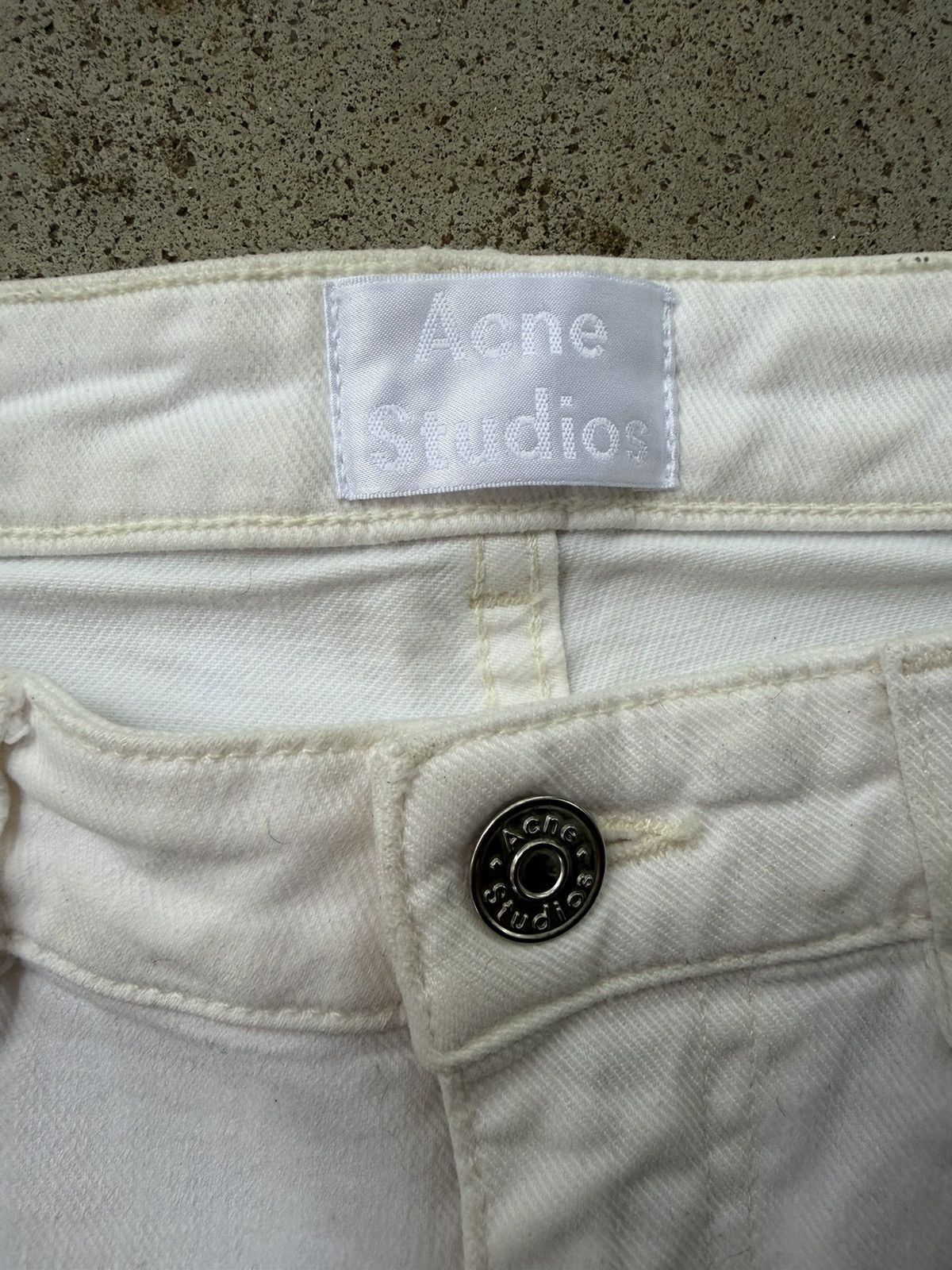 Acne Studios Lit White Vintage Jeans Size US 26 / EU 42 - 3 Thumbnail